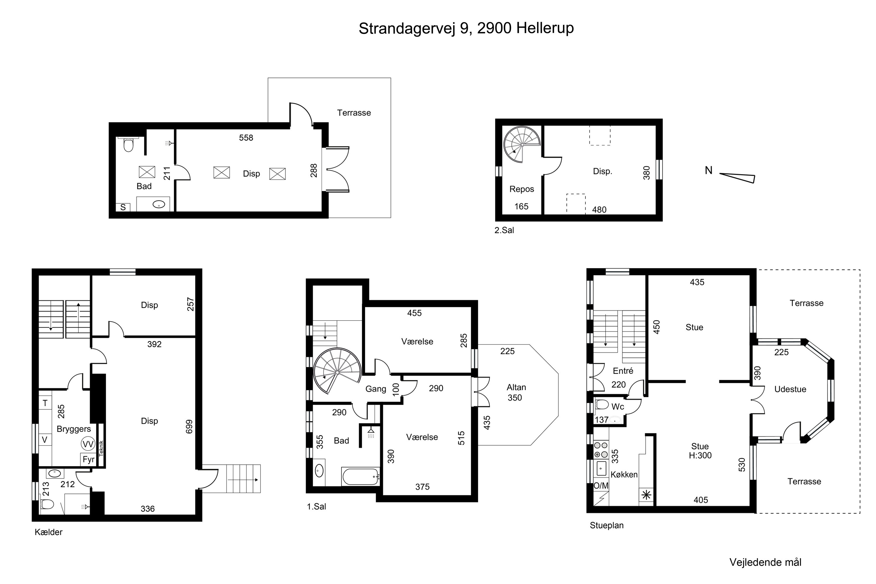 Plantegninger billede af Strandagervej 9, 2900 Hellerup