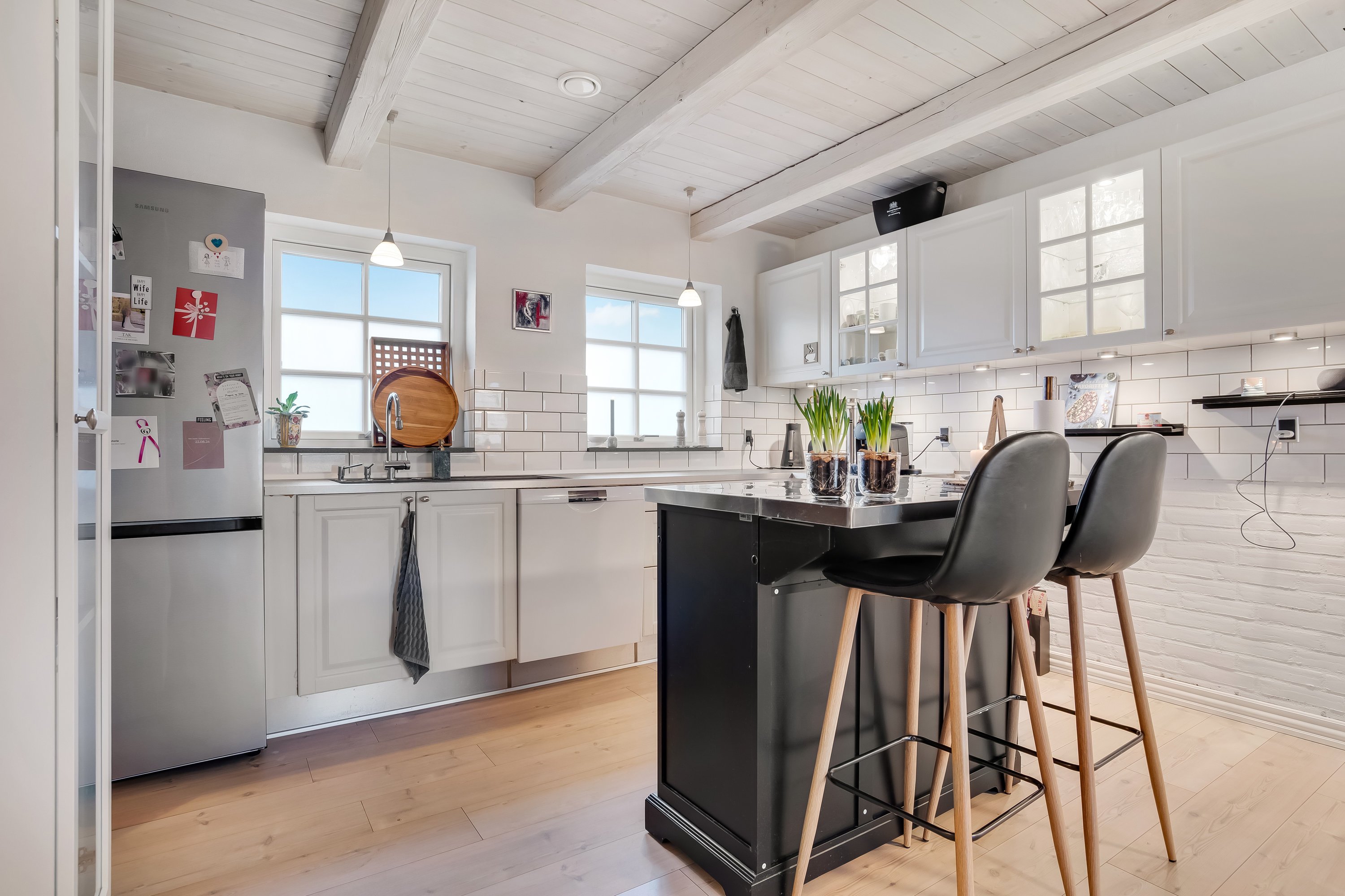 Fremhævet køkken billede i fuldskærmstilstand. Billede af Geranievej 4, Mejrup, 7500 Holstebro