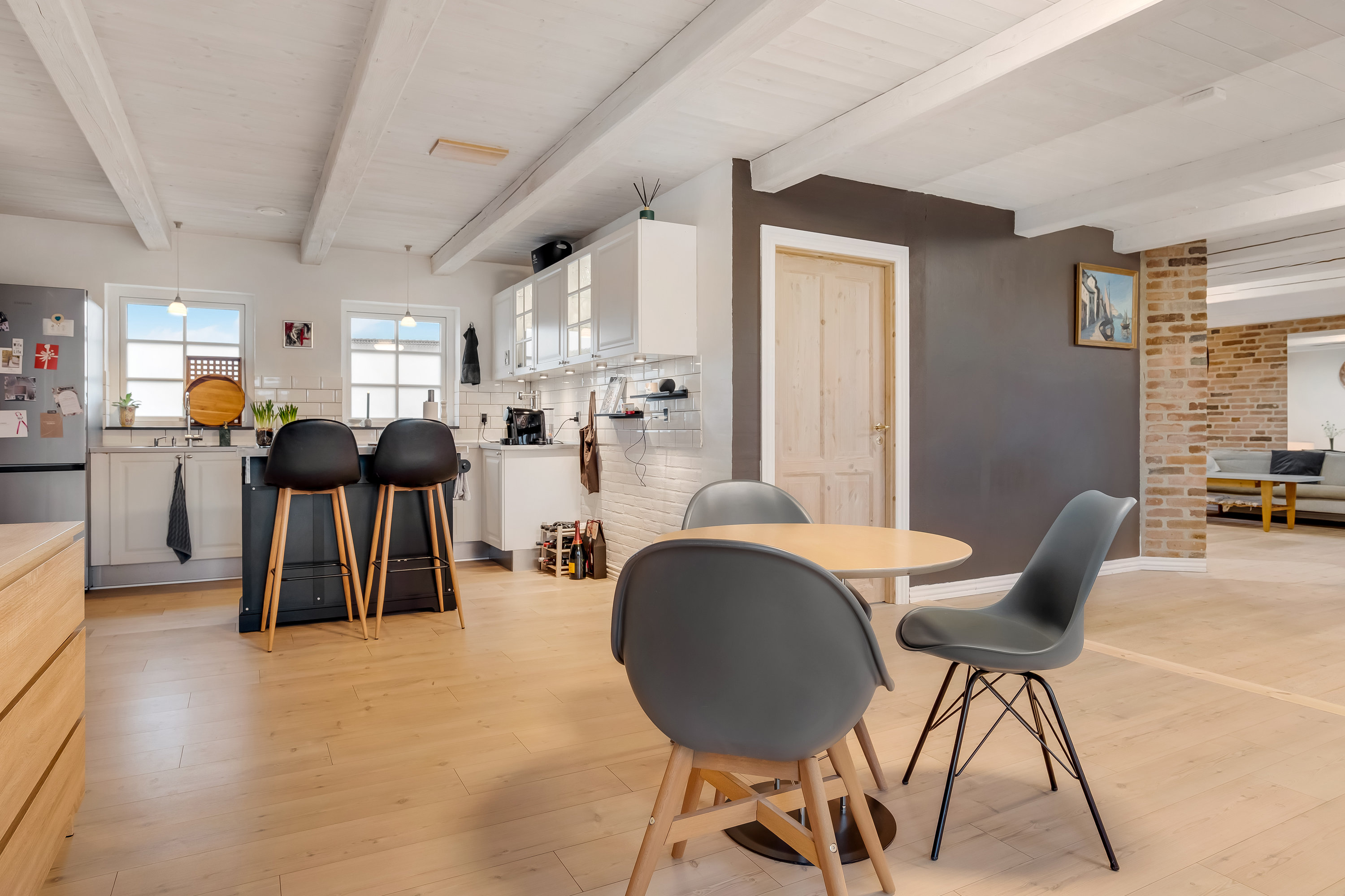 Fremhævet køkken alrum billede i fuldskærmstilstand. Billede af Geranievej 4, Mejrup, 7500 Holstebro