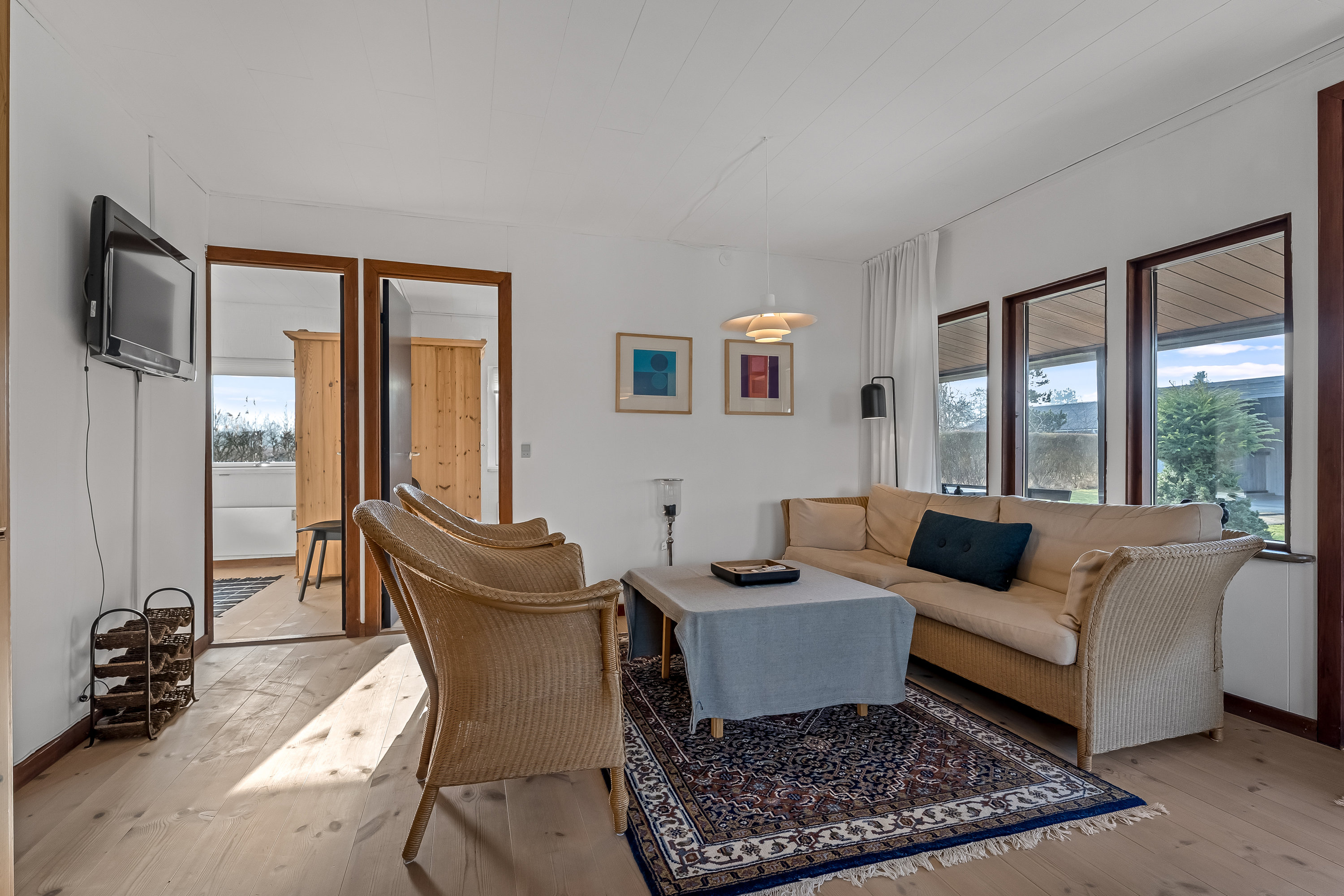 Fremhævet stue billede i fuldskærmstilstand. Billede af Løvstræde 9, Hummingen, 4983 Dannemare