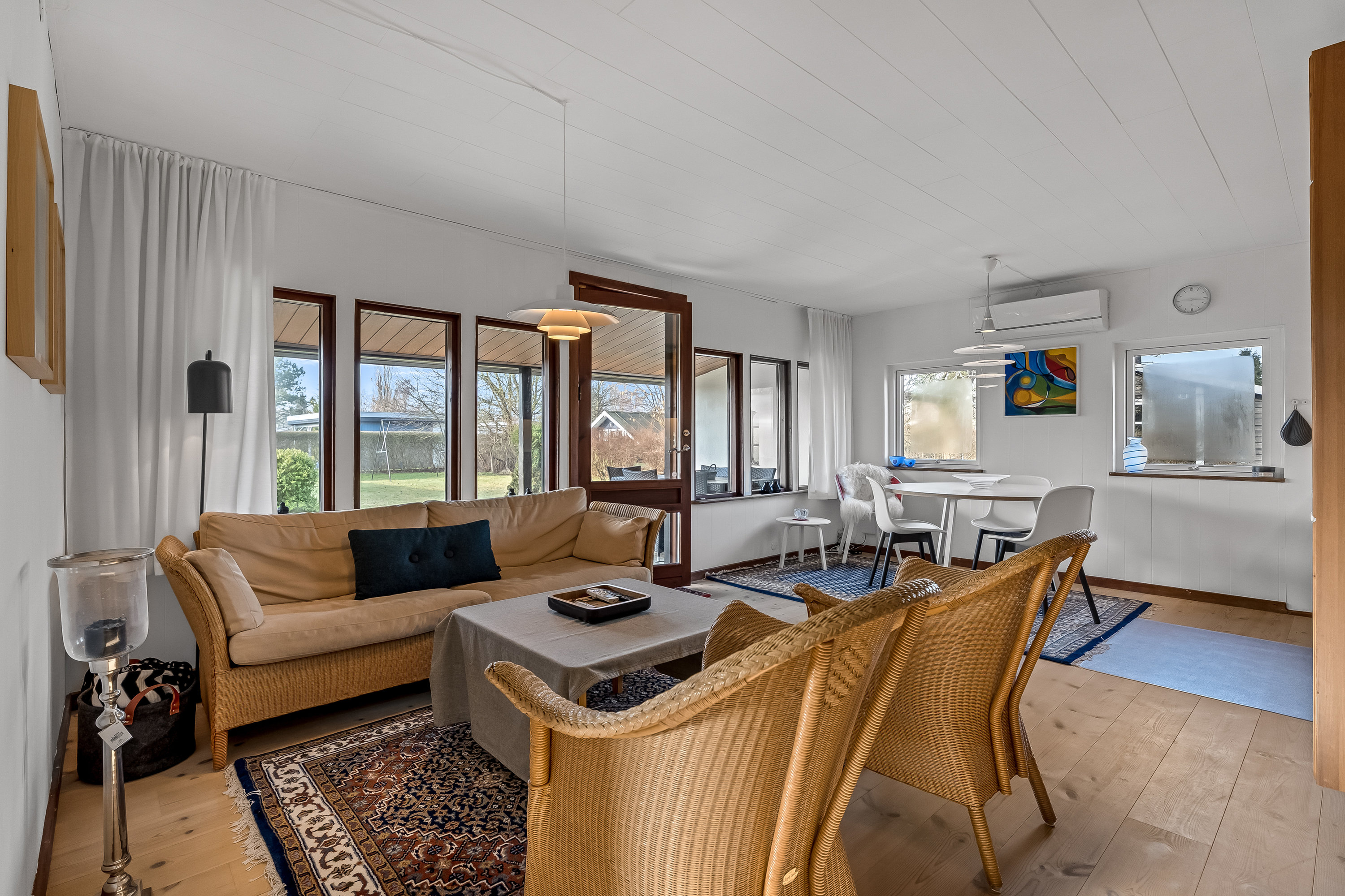 Fremhævet stue billede i fuldskærmstilstand. Billede af Løvstræde 9, Hummingen, 4983 Dannemare