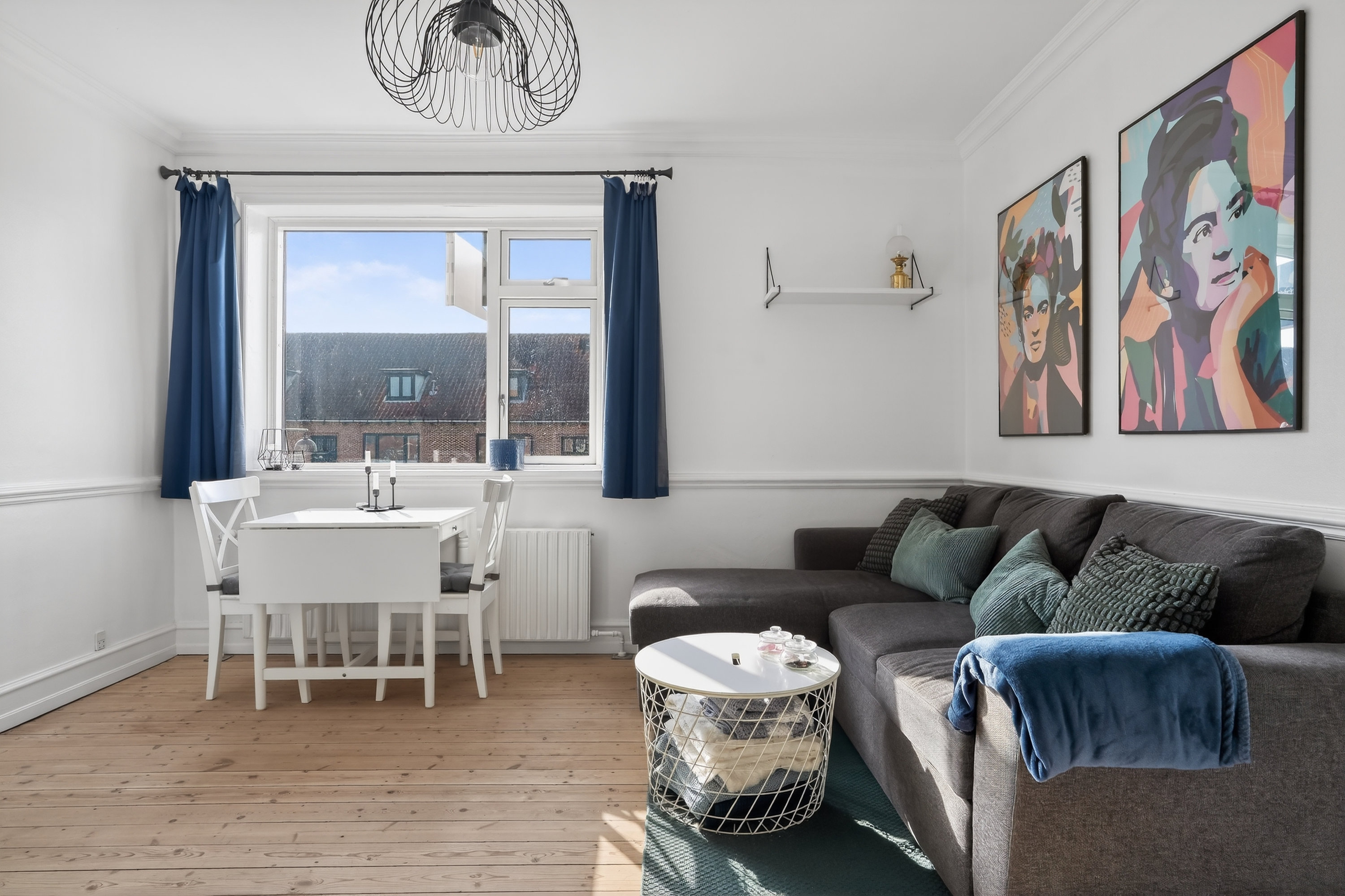 Fremhævet stue billede i fuldskærmstilstand. Billede af Vigerslevvej 273, 2. tv., 2500 Valby