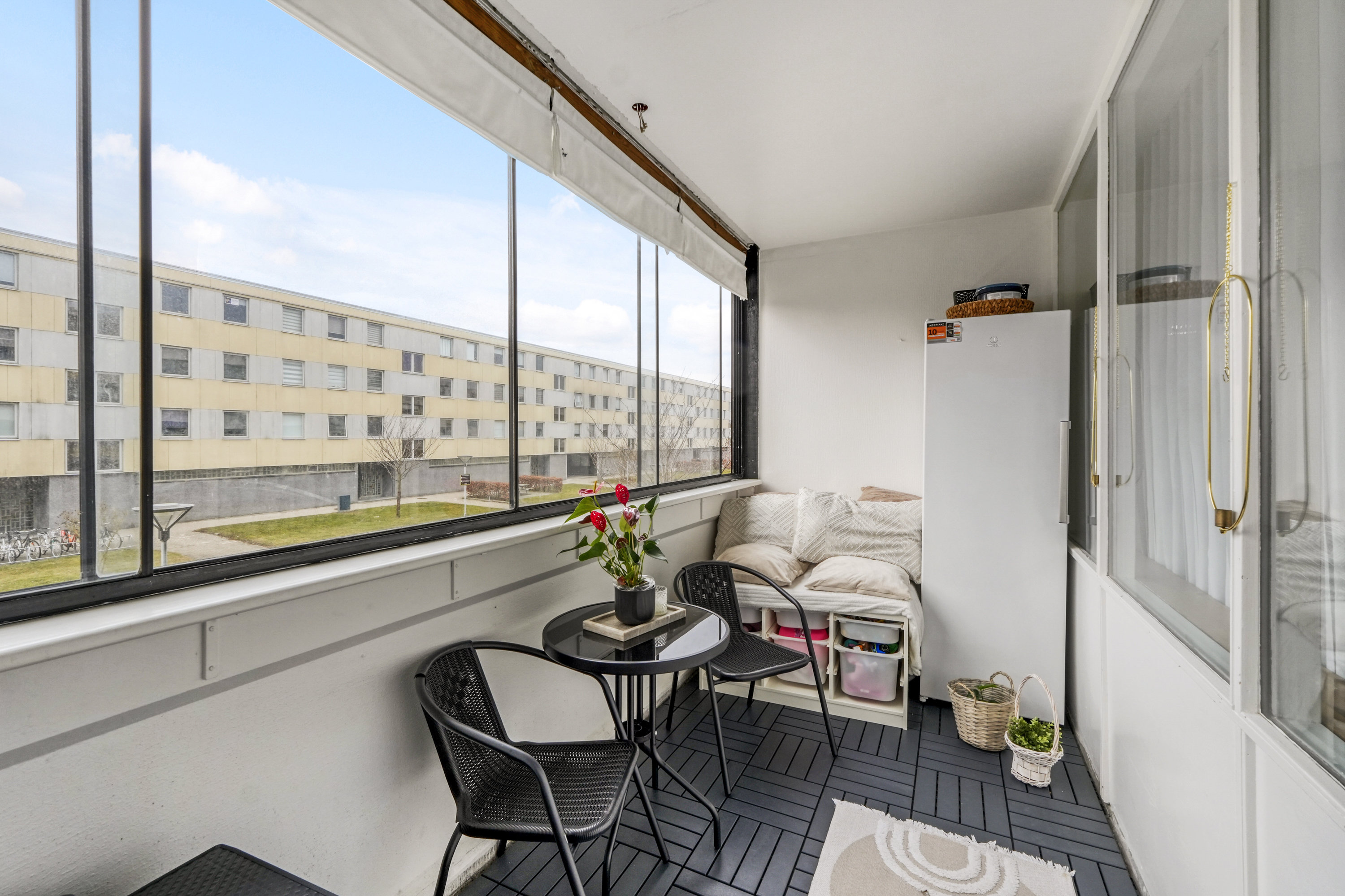 Fremhævet altan billede i fuldskærmstilstand. Billede af Vejlebrovej 118, 1. tv., 2635 Ishøj