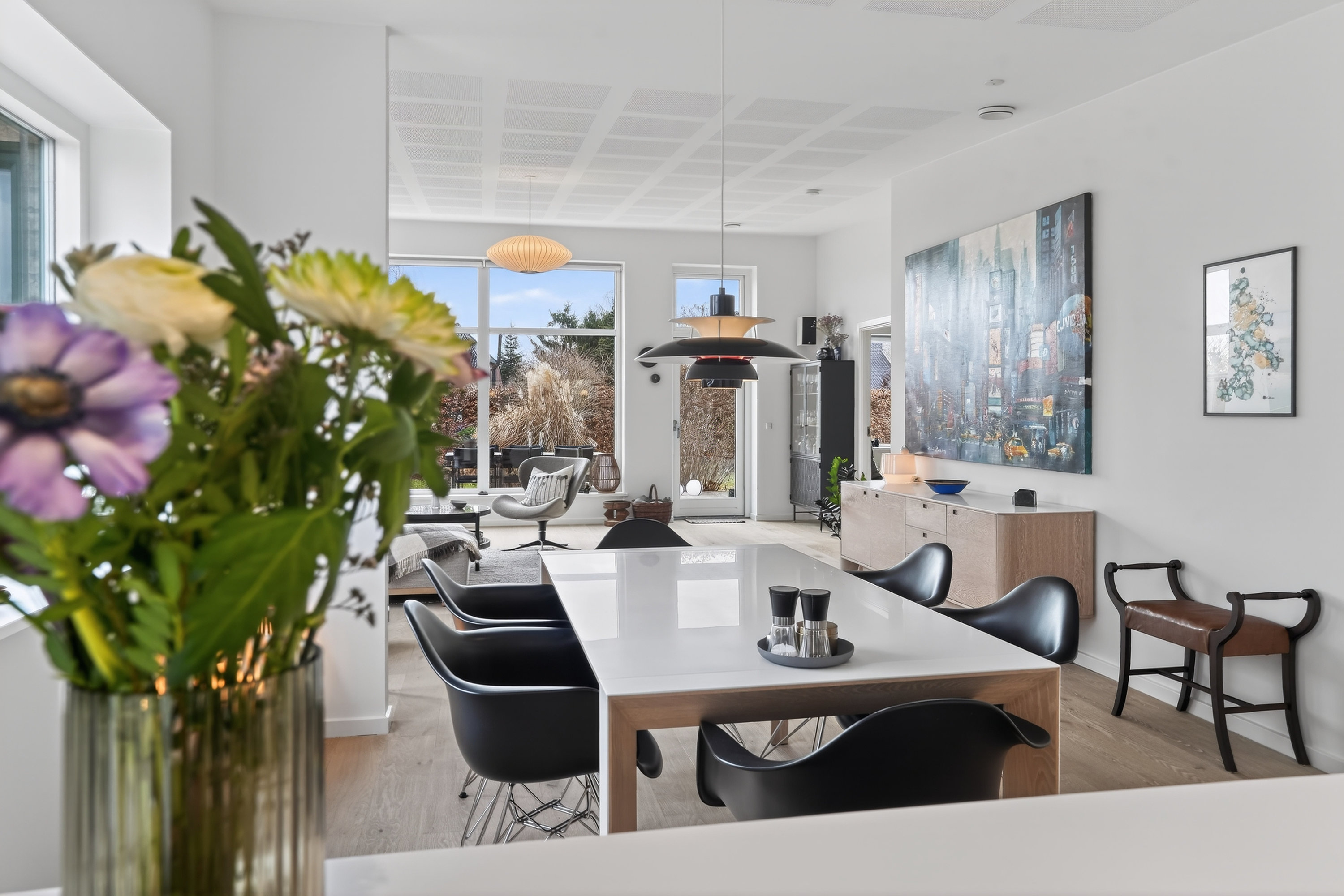 Fremhævet spisestue billede i fuldskærmstilstand. Billede af Vildrosevej 42, Hareskov, 3500 Værløse