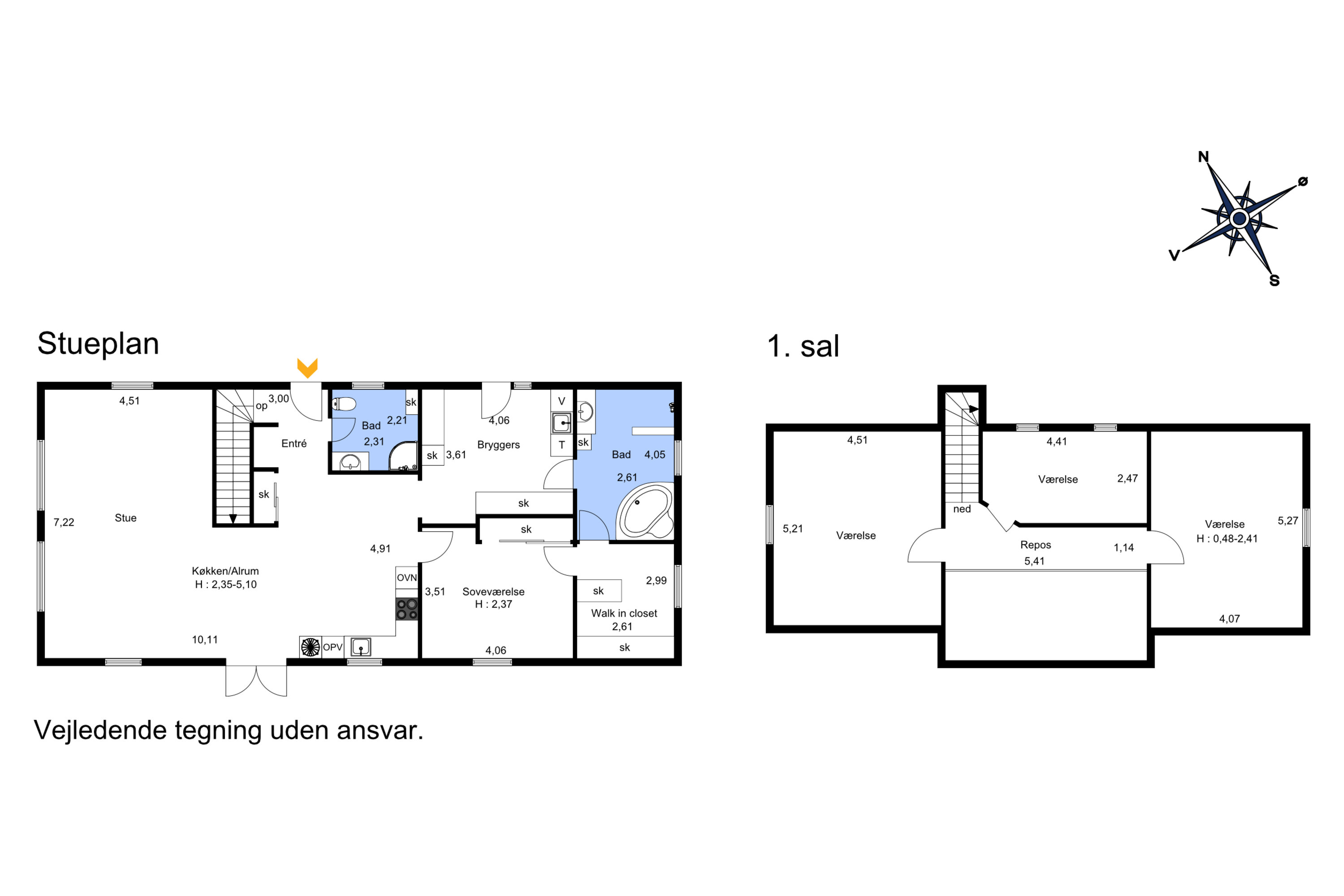 Plantegninger billede af Åbakken 11, 5580 Nørre Aaby