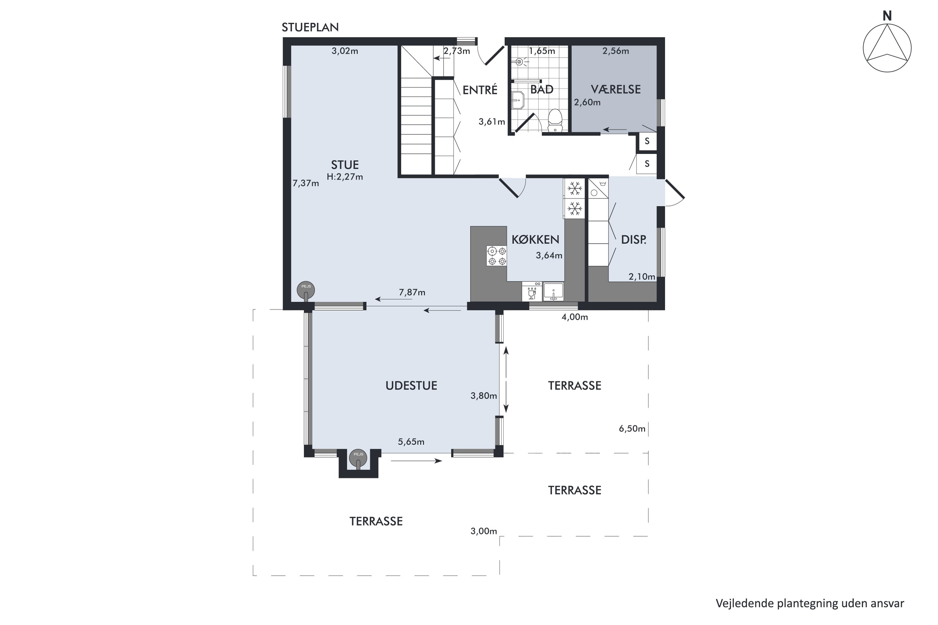 Plantegninger billede af Barritvej 15, 2770 Kastrup