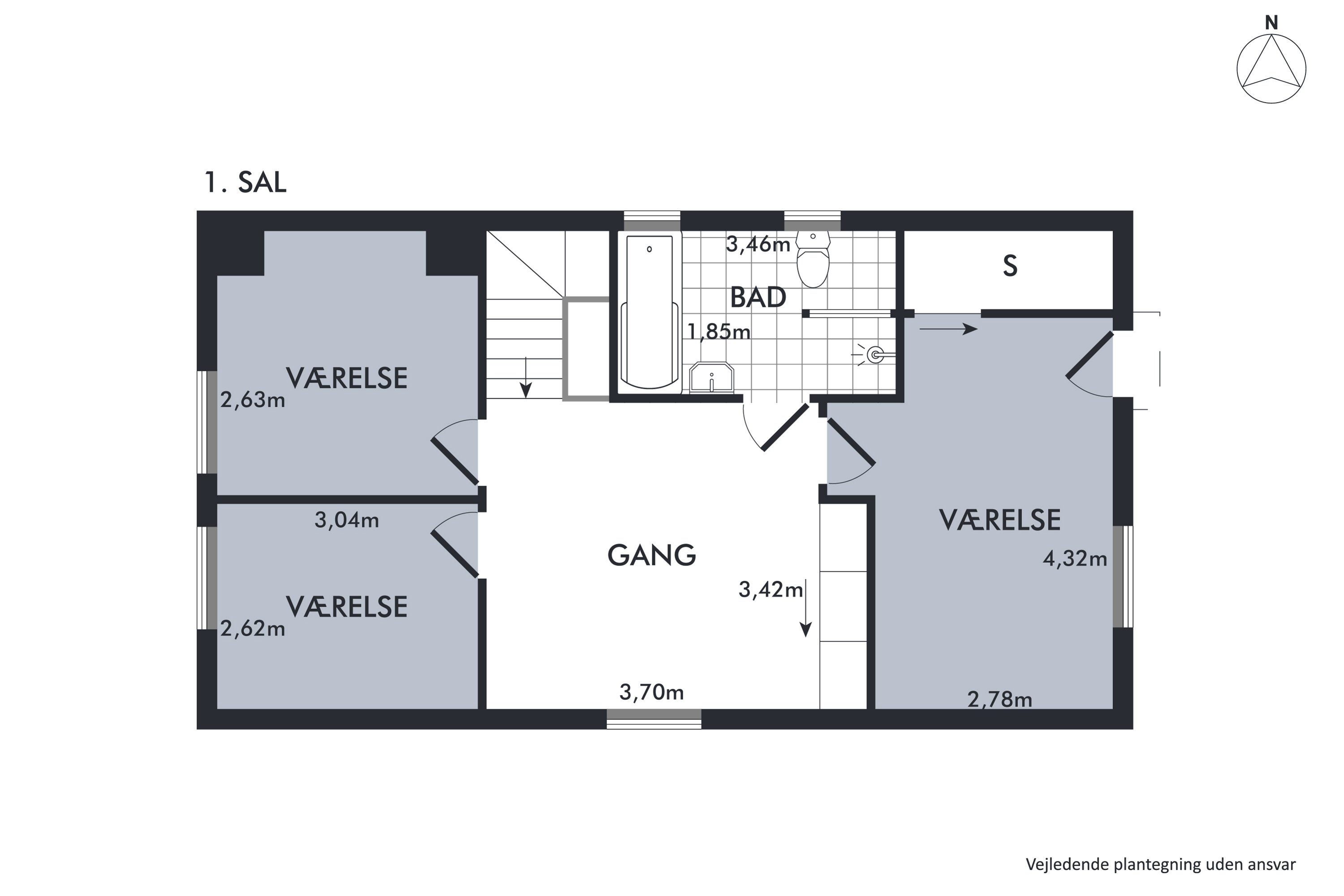Plantegninger billede af Barritvej 15, 2770 Kastrup