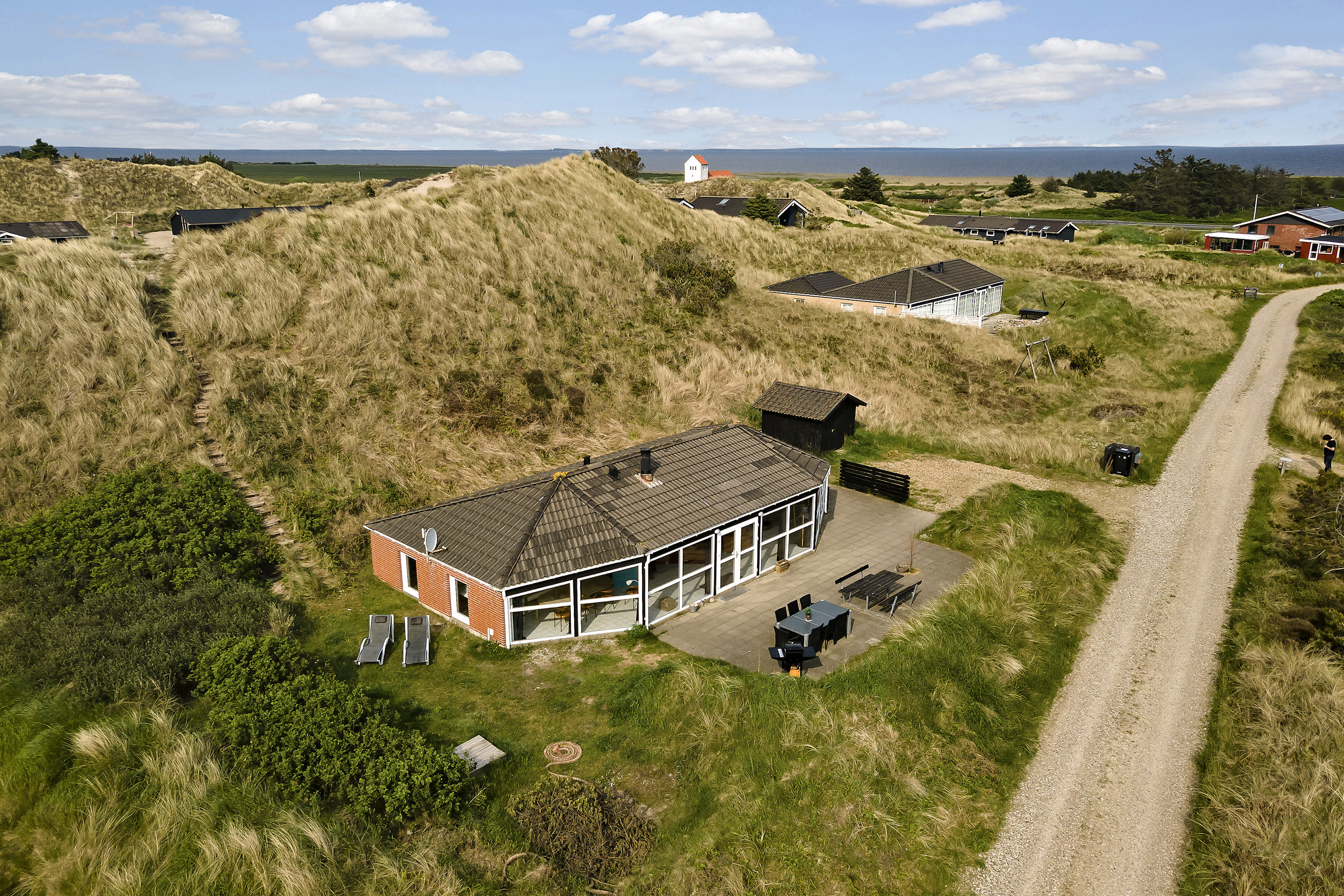 Fremhævet  billede i fuldskærmstilstand. Billede af Gammeleng 26, Nr Lyngvig, 6960 Hvide Sande