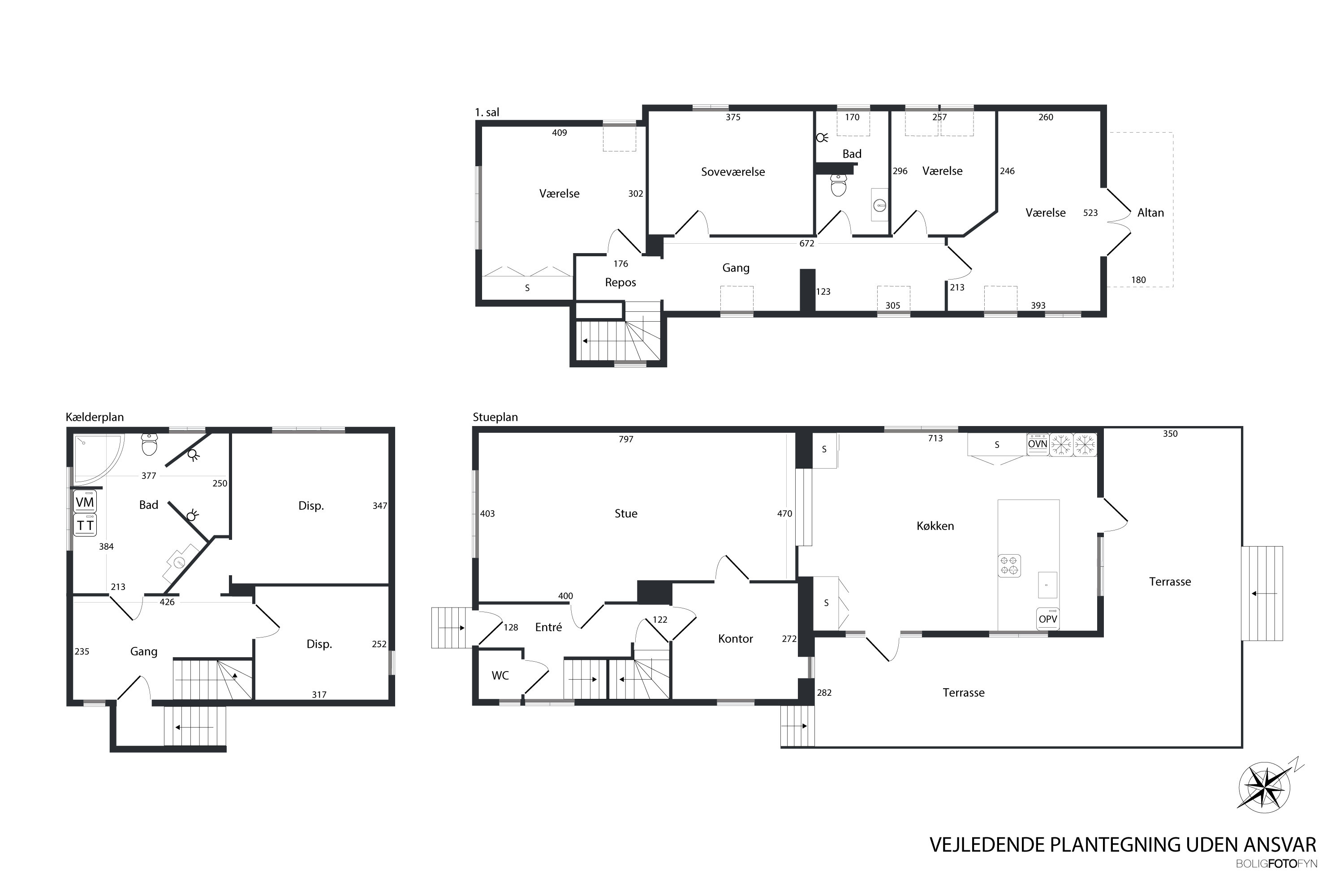 Plantegninger billede af Rosenvænget 41, 5500 Middelfart