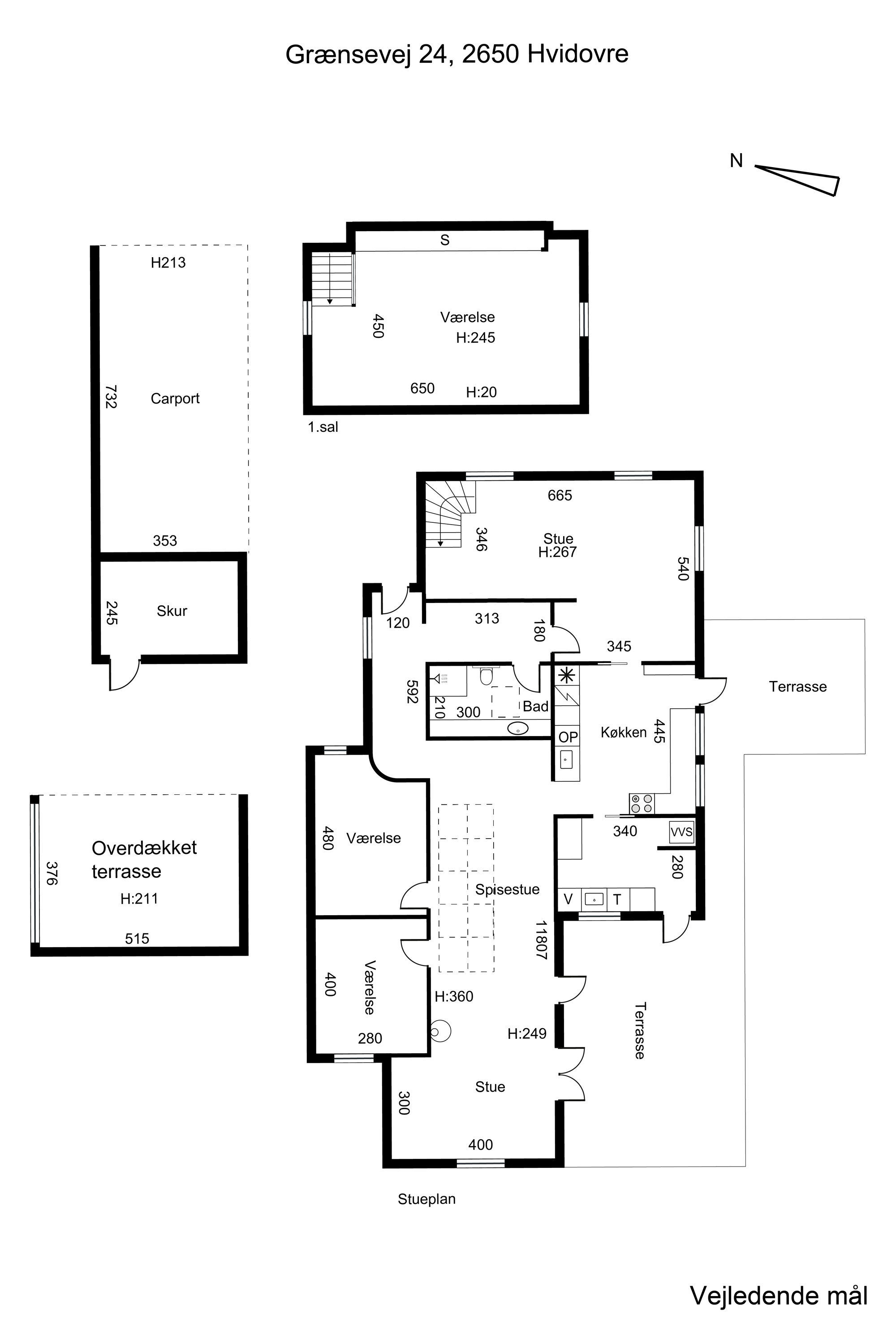 Plantegninger billede af Grænsevej 24, 2650 Hvidovre