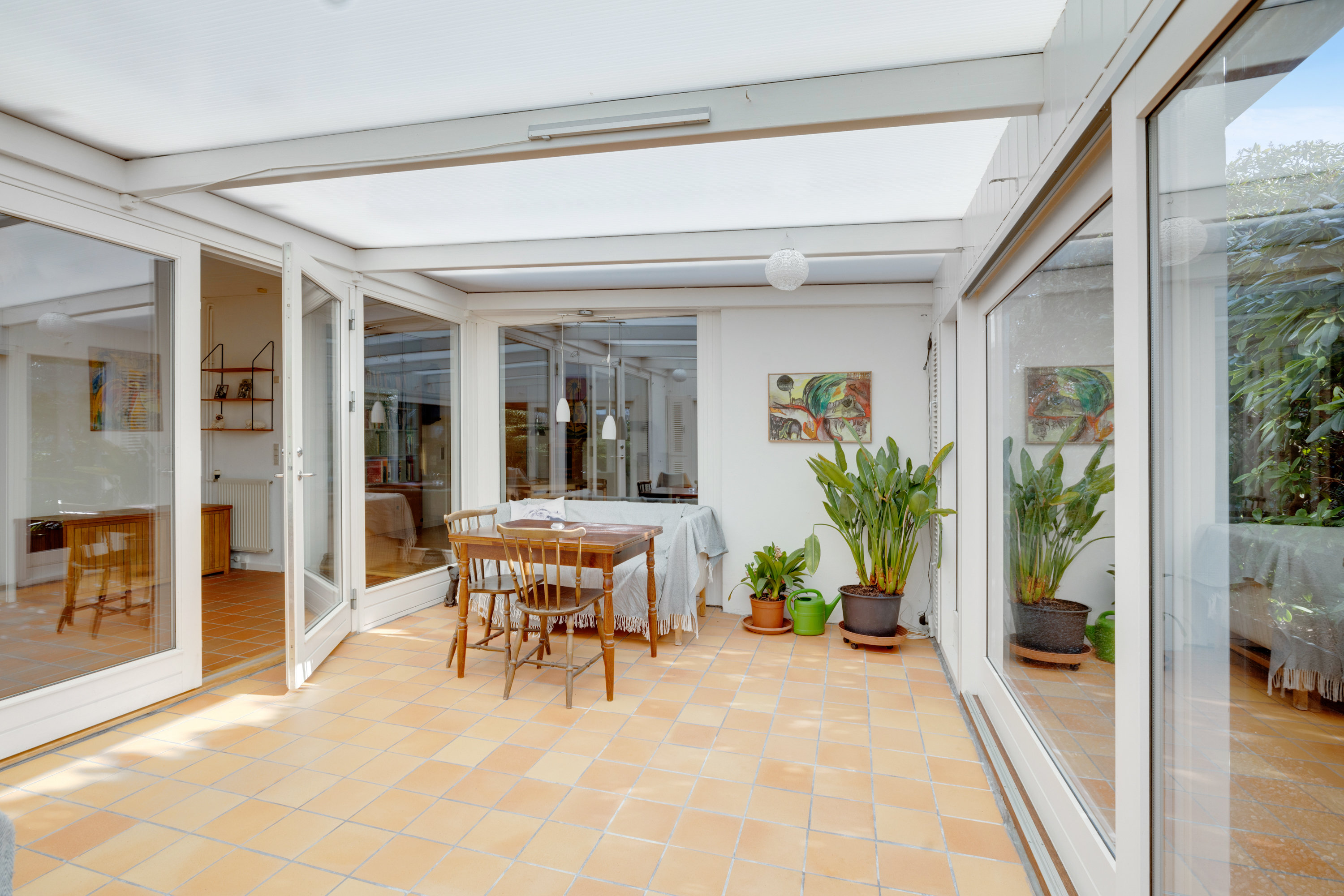 Fremhævet havestue billede i fuldskærmstilstand. Billede af Rosmosevej 18, 2650 Hvidovre