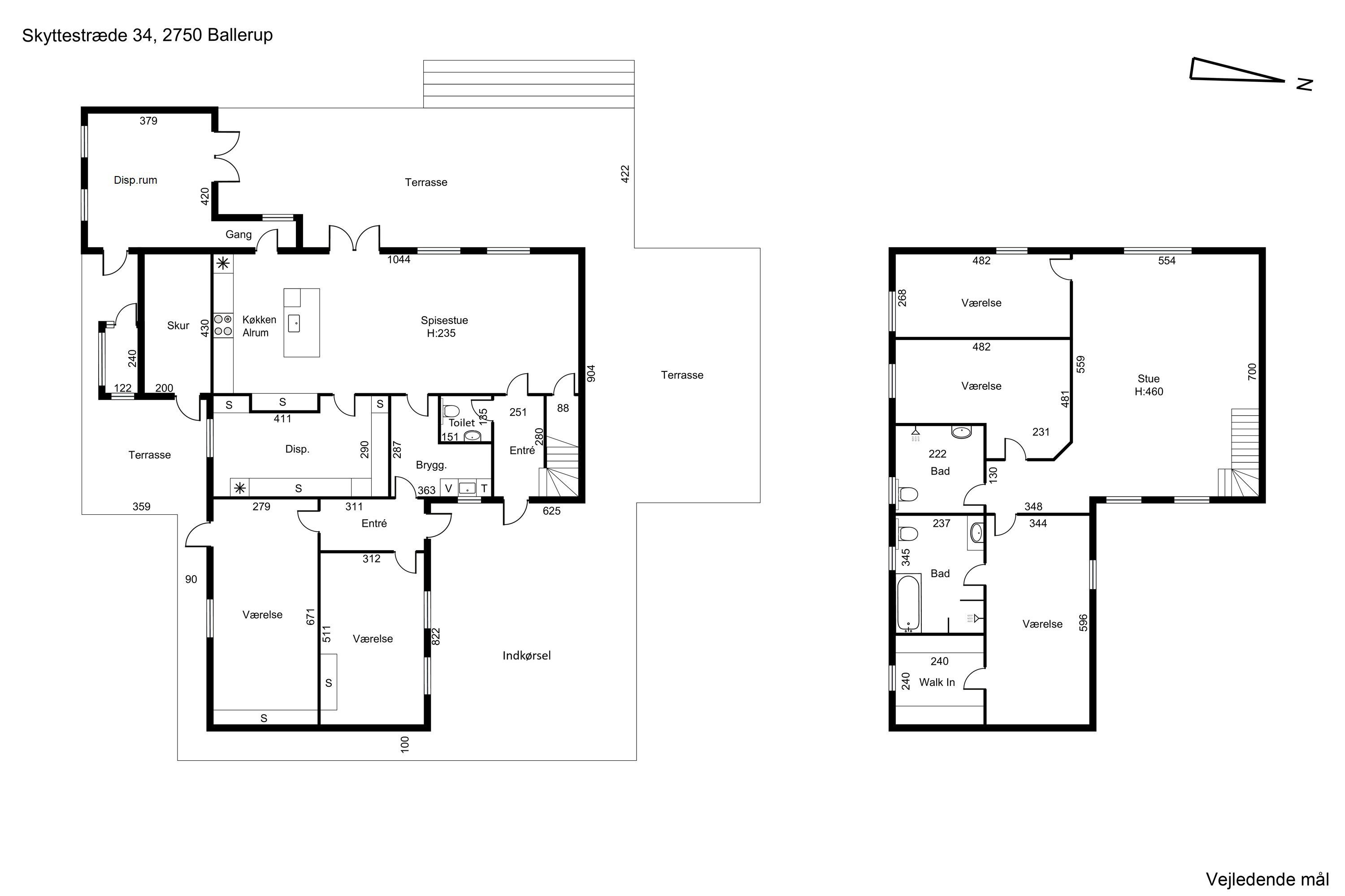 Plantegninger billede af Skyttestræde 34, 2750 Ballerup