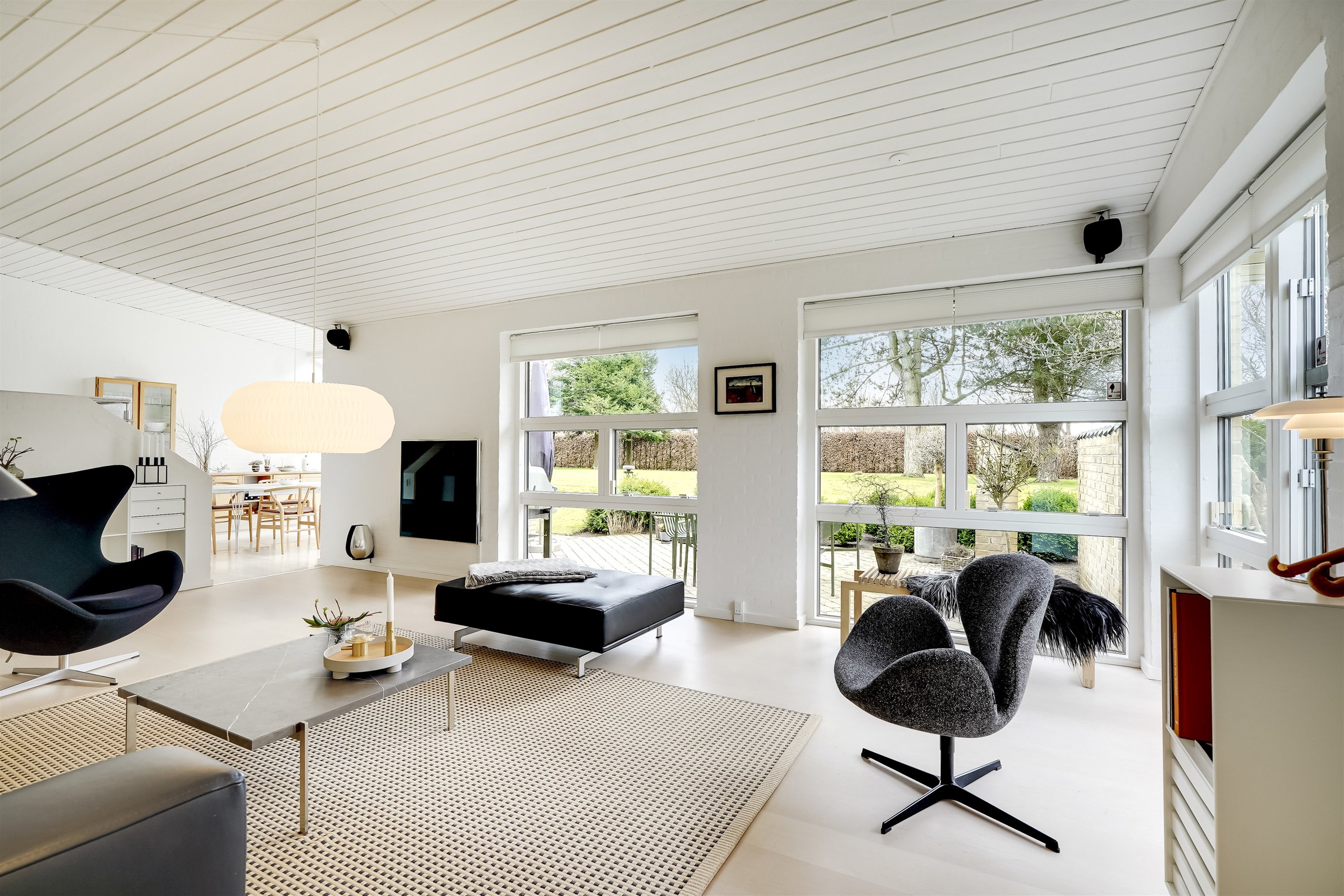 Fremhævet stue billede i fuldskærmstilstand. Billede af Flintemarken 40, 7190 Billund