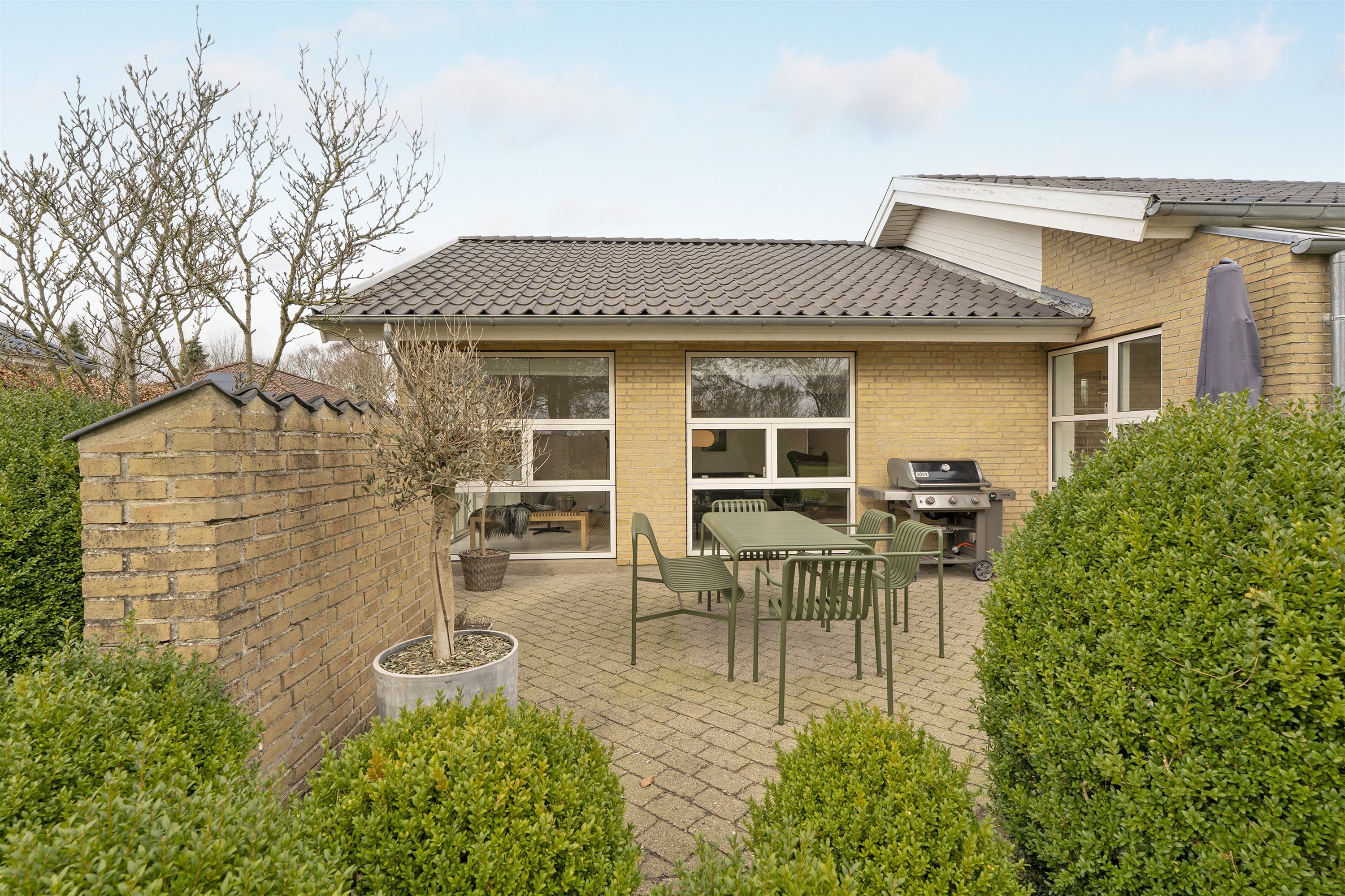 Fremhævet terrasse billede i fuldskærmstilstand. Billede af Flintemarken 40, 7190 Billund