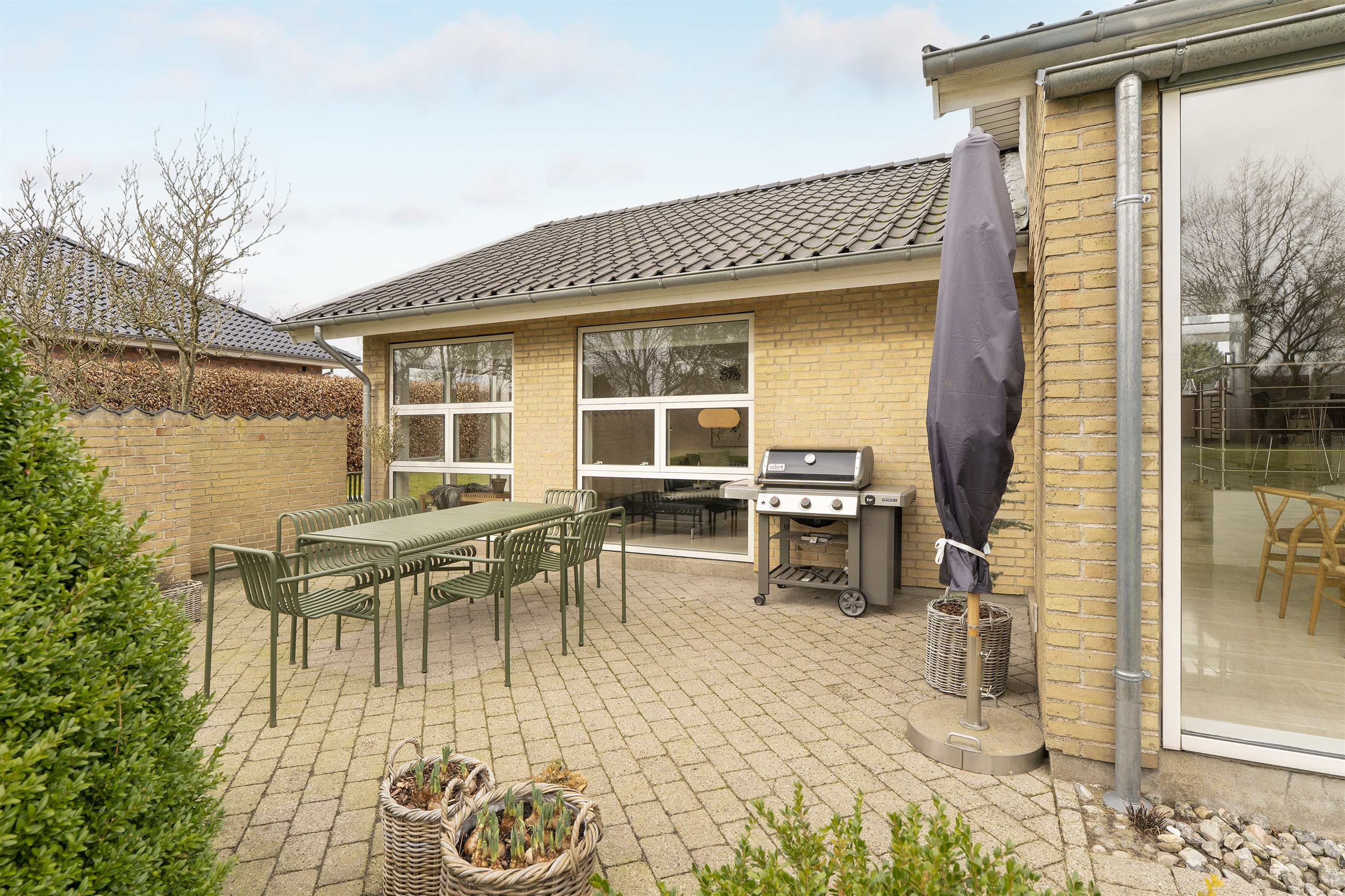 Fremhævet terrasse billede i fuldskærmstilstand. Billede af Flintemarken 40, 7190 Billund