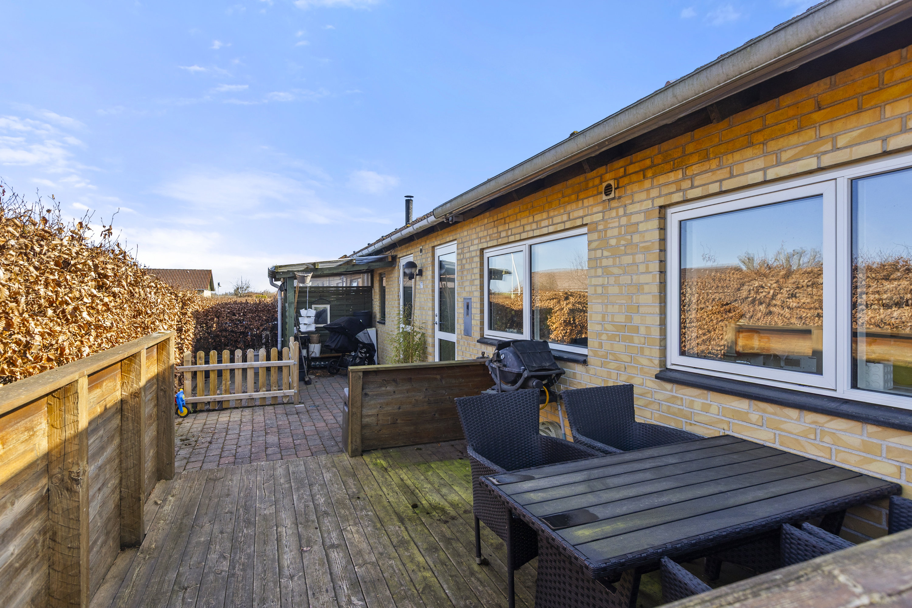 Fremhævet terrasse billede i fuldskærmstilstand. Billede af Pilehaven 27, Ferslev, 4050 Skibby