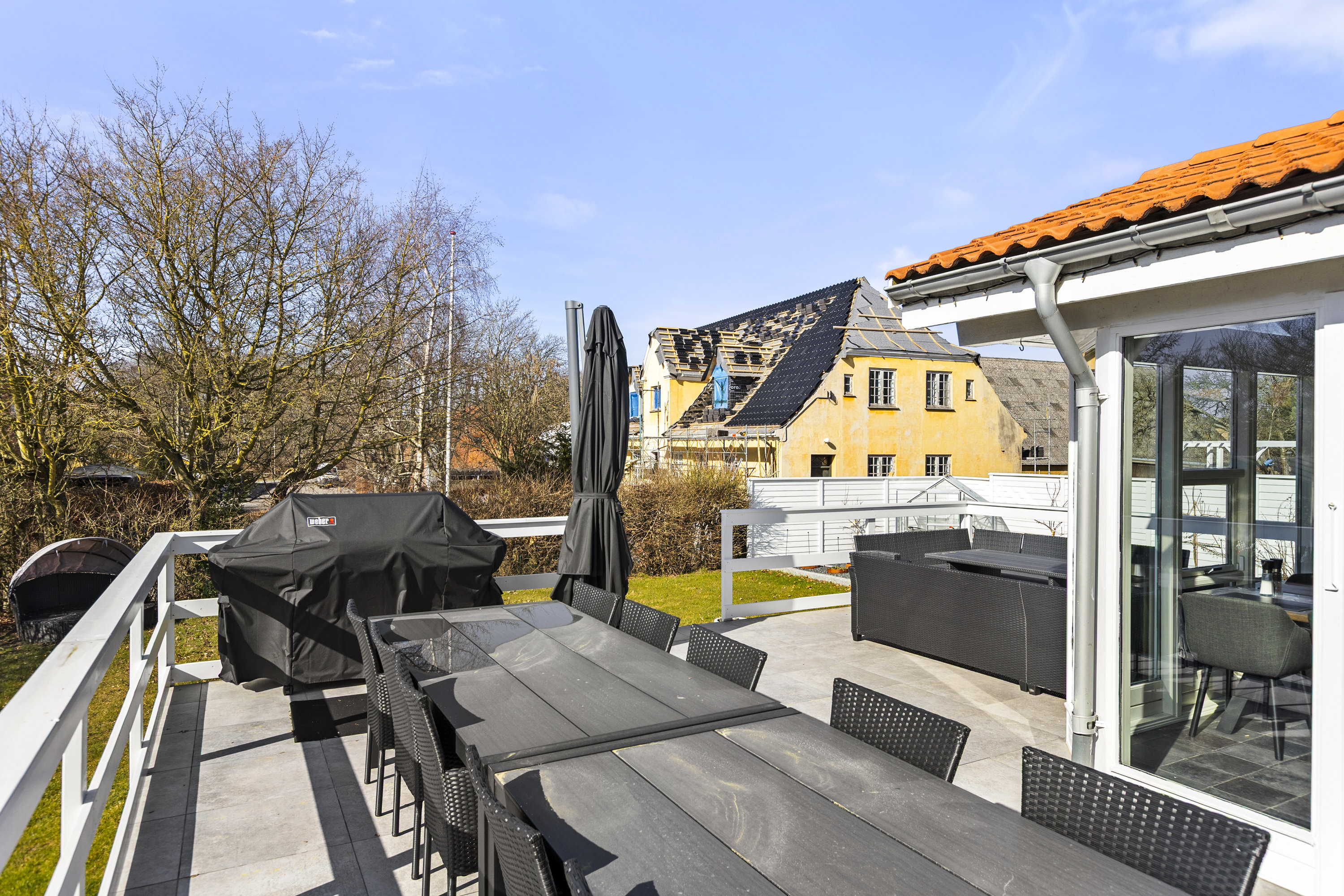 Fremhævet terrasse billede i fuldskærmstilstand. Billede af Nyvej 30, 4050 Skibby