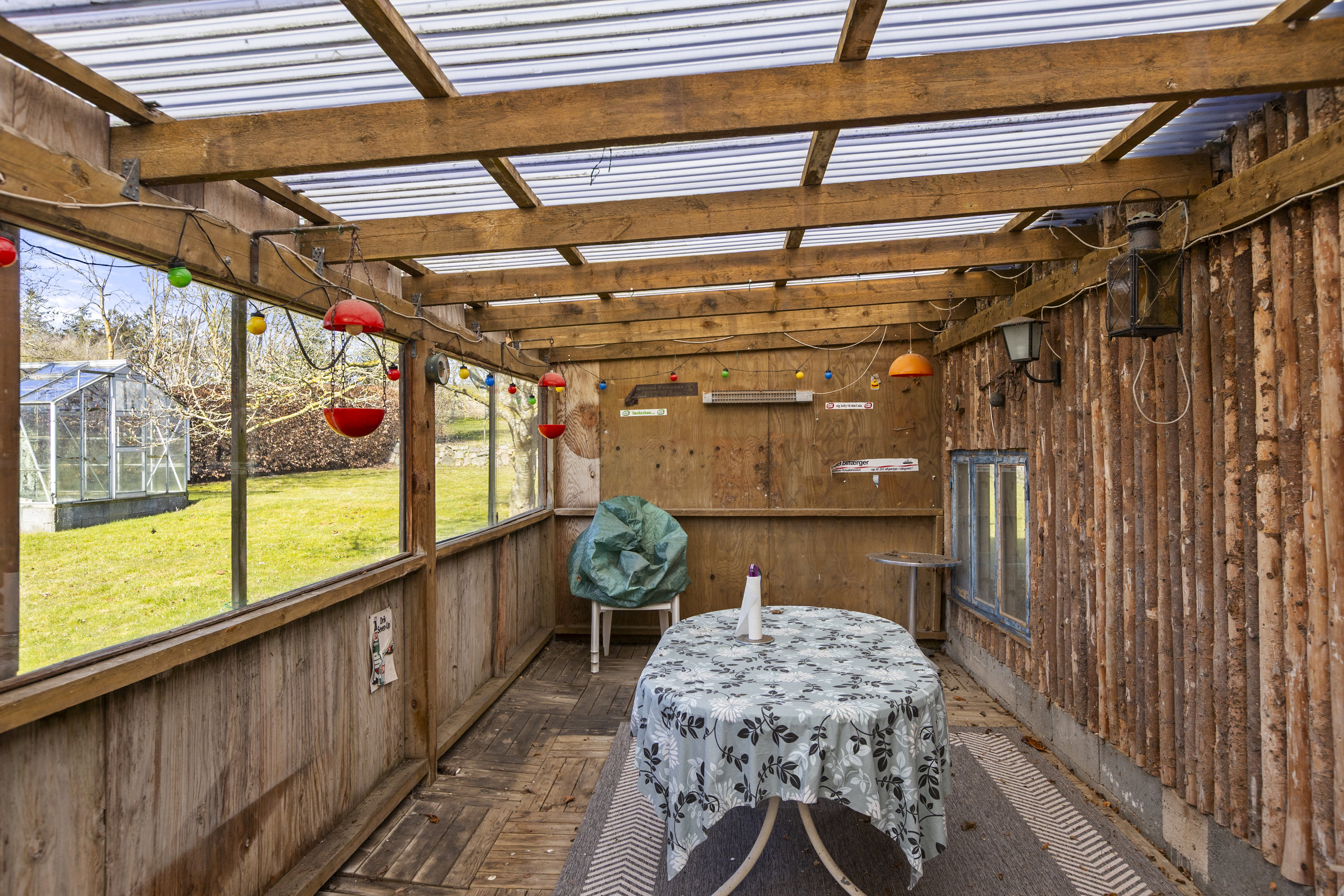 Fremhævet overdækket terrasse billede i fuldskærmstilstand. Billede af Nordvejen 10, Vellerup, 4050 Skibby