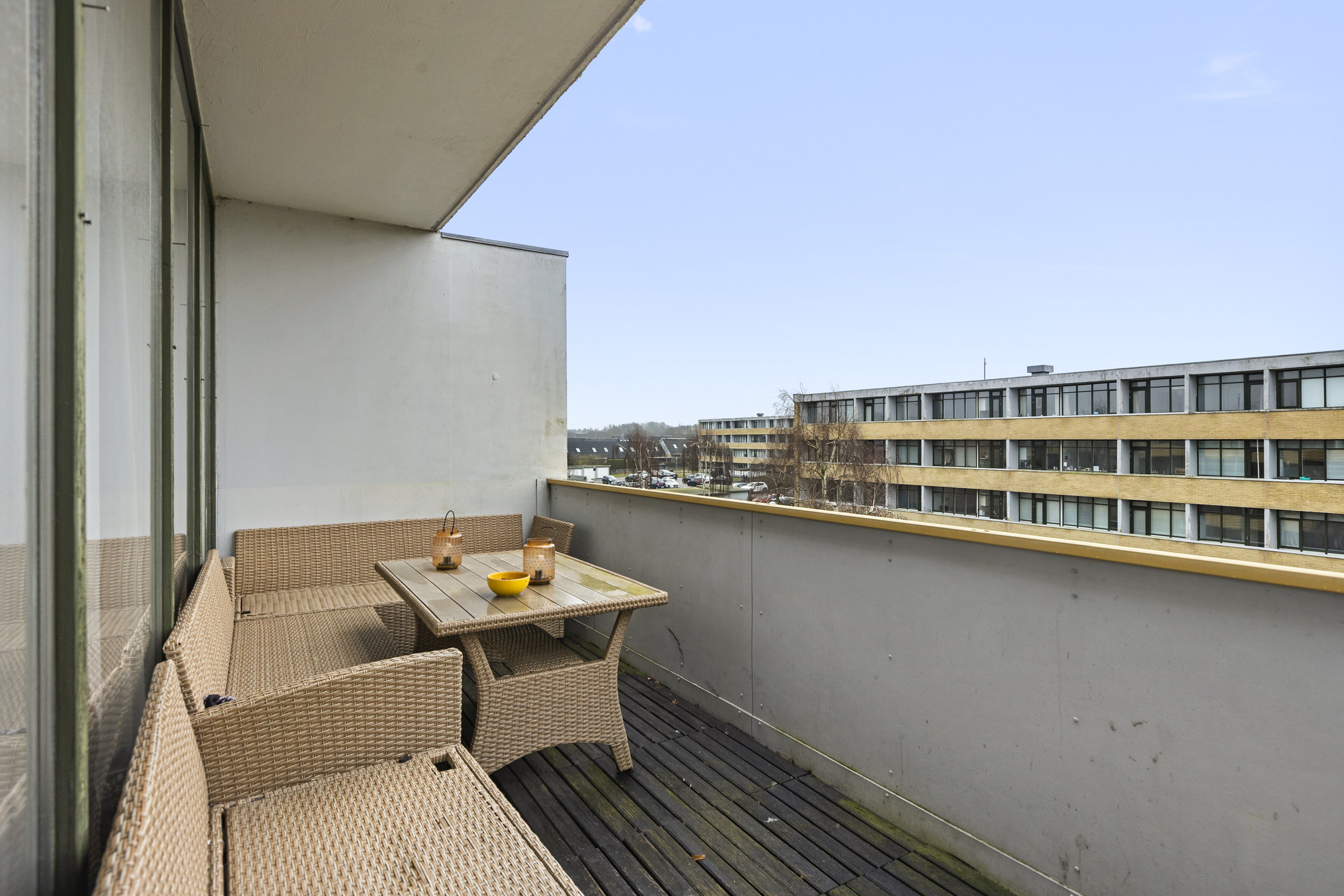 Fremhævet altan billede i fuldskærmstilstand. Billede af Byskov Alle 36, 3. th., 4200 Slagelse