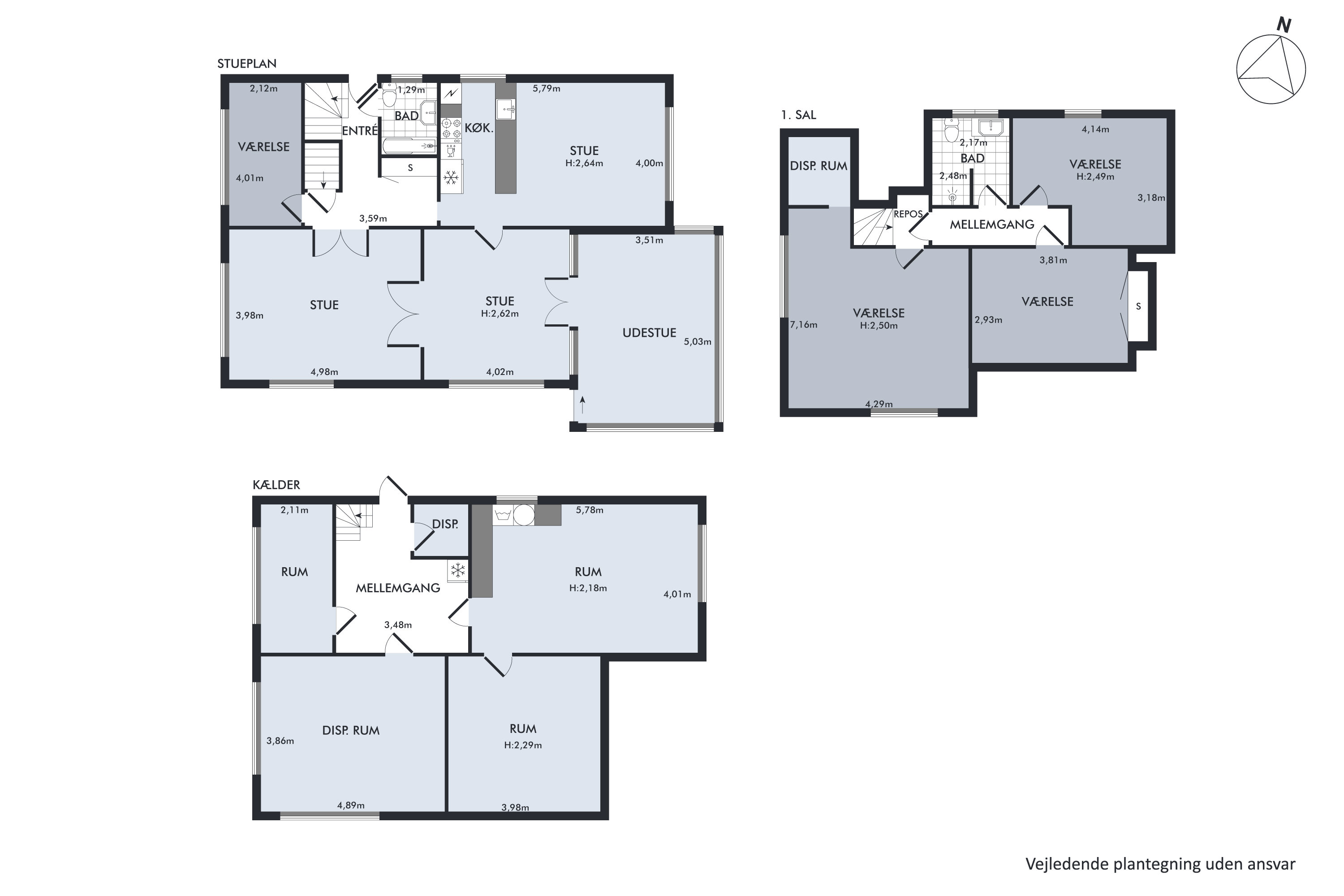 Plantegninger billede af Bakkevænget 21, 2820 Gentofte