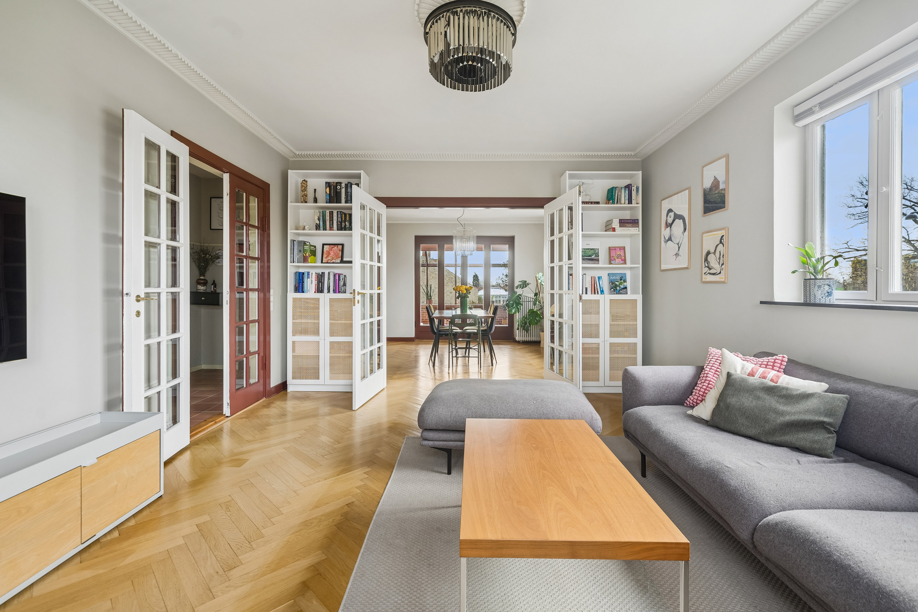 Villa: Stue på Bakkevænget 21, 2820 Gentofte