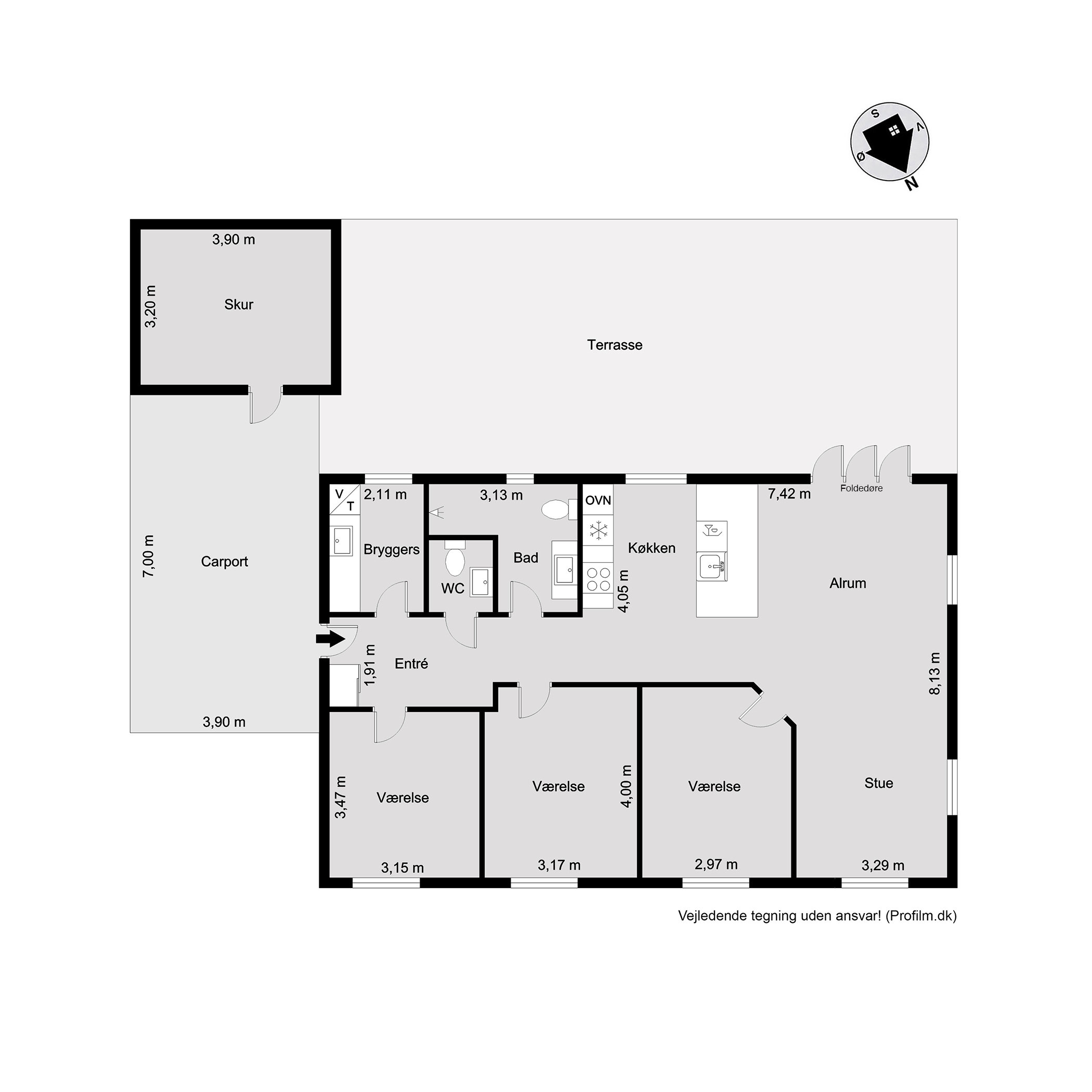 Plantegninger billede af Erritsø Bygade 48, Erritsø, 7000 Fredericia