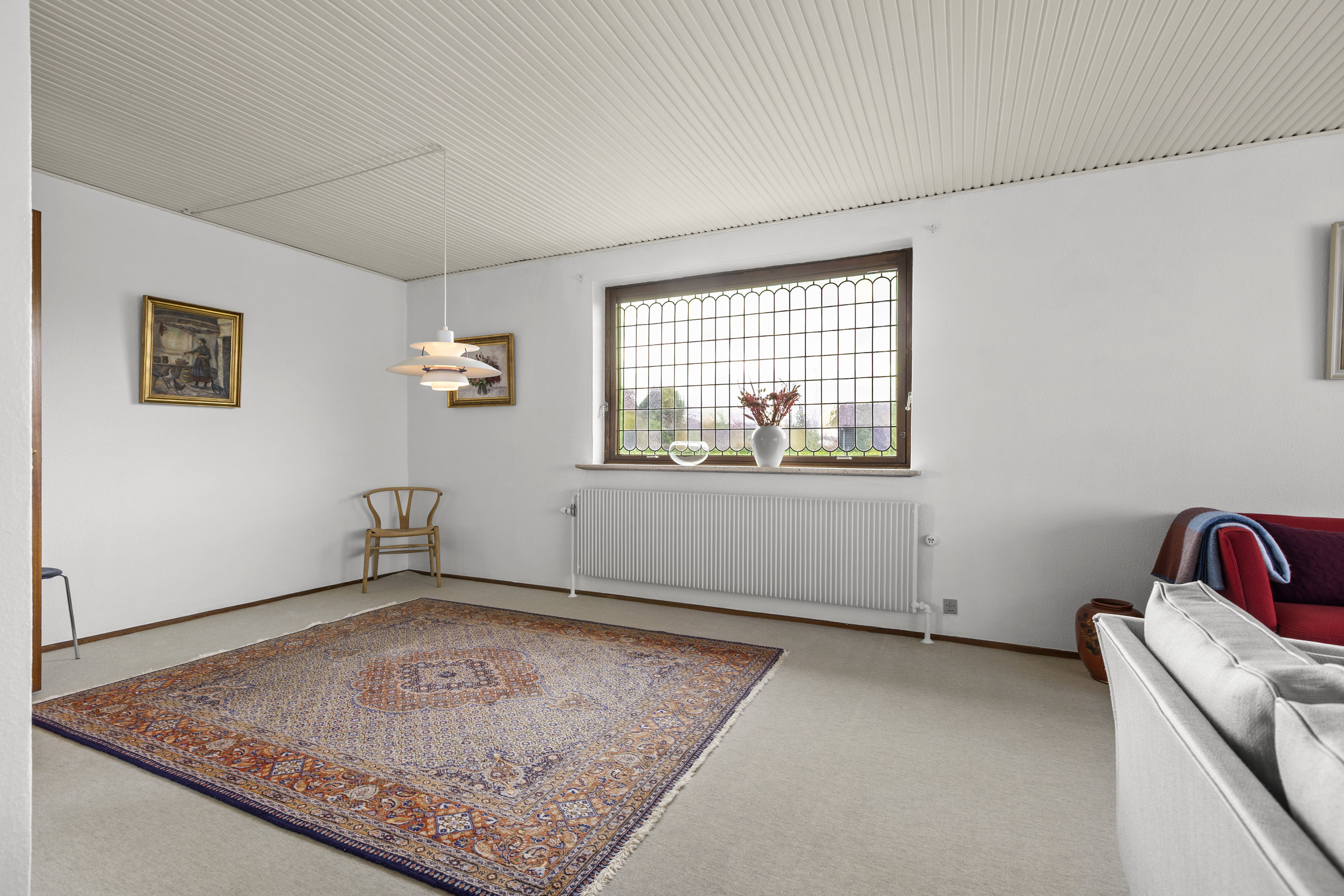 Fremhævet stue billede i fuldskærmstilstand. Billede af Tværstenen 27, 4281 Gørlev