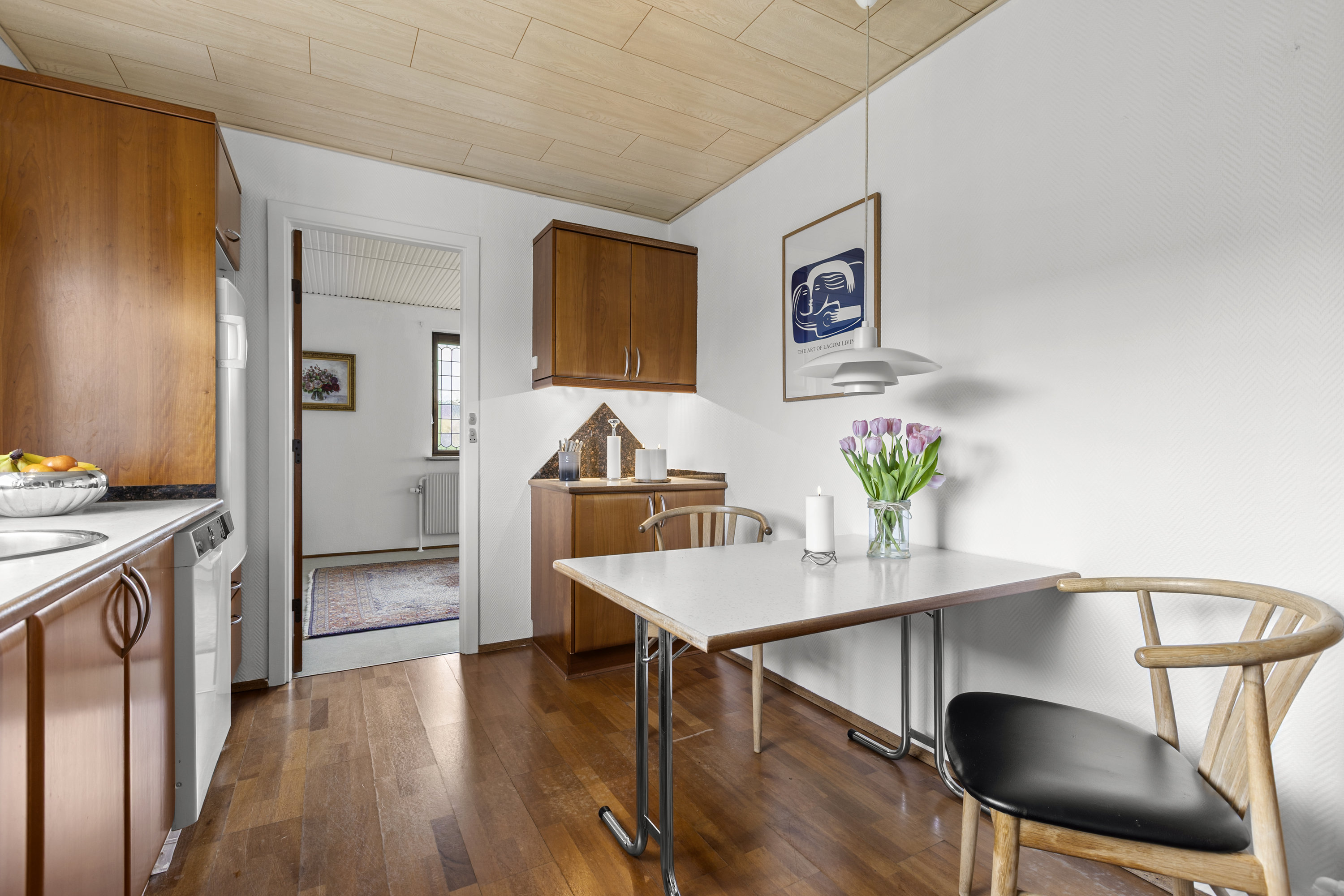 Fremhævet køkken billede i fuldskærmstilstand. Billede af Tværstenen 27, 4281 Gørlev