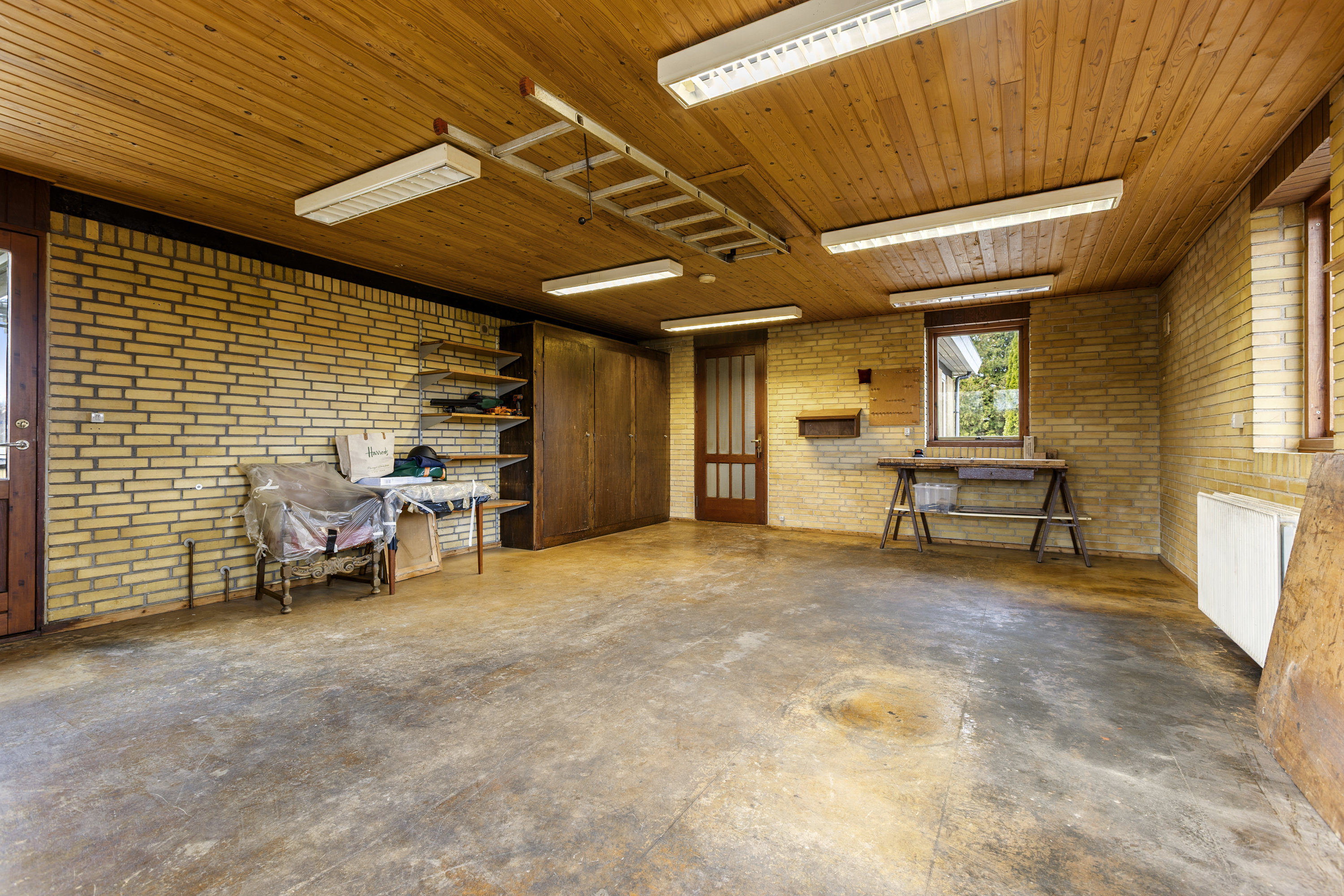 Fremhævet garage billede i fuldskærmstilstand. Billede af Tværstenen 27, 4281 Gørlev