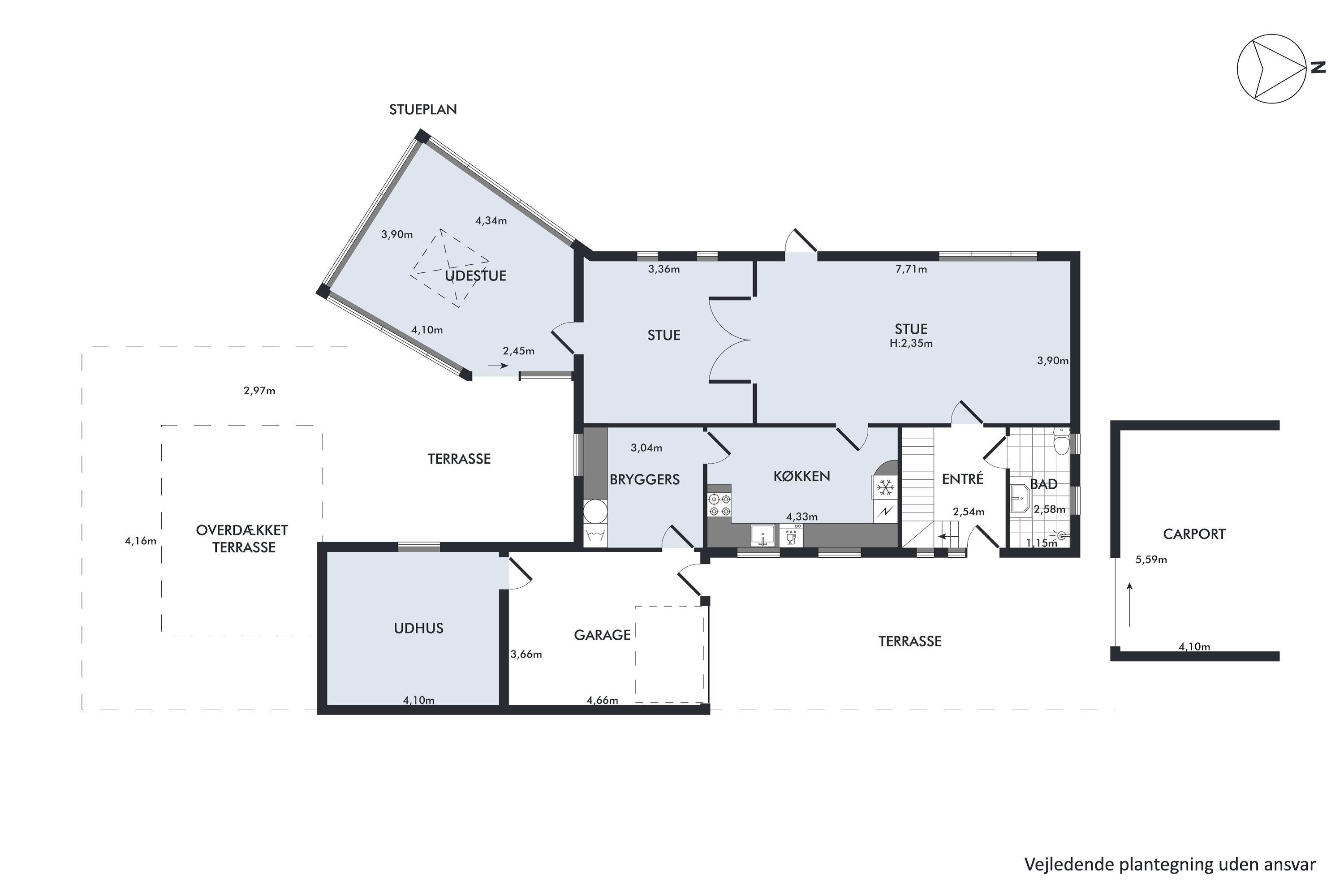 Plantegninger billede af Rolighedsvej 1A, 9632 Møldrup