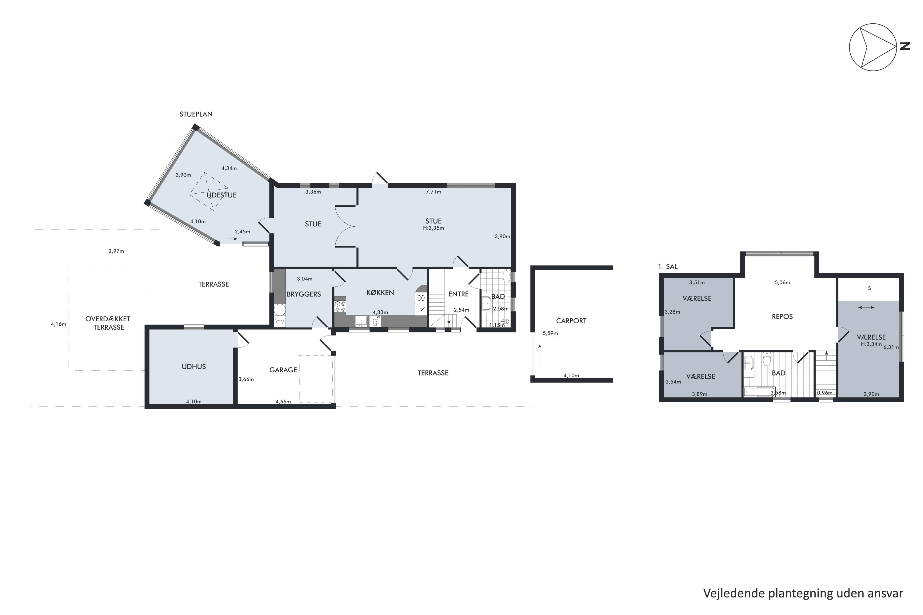 Plantegninger billede af Rolighedsvej 1A, 9632 Møldrup