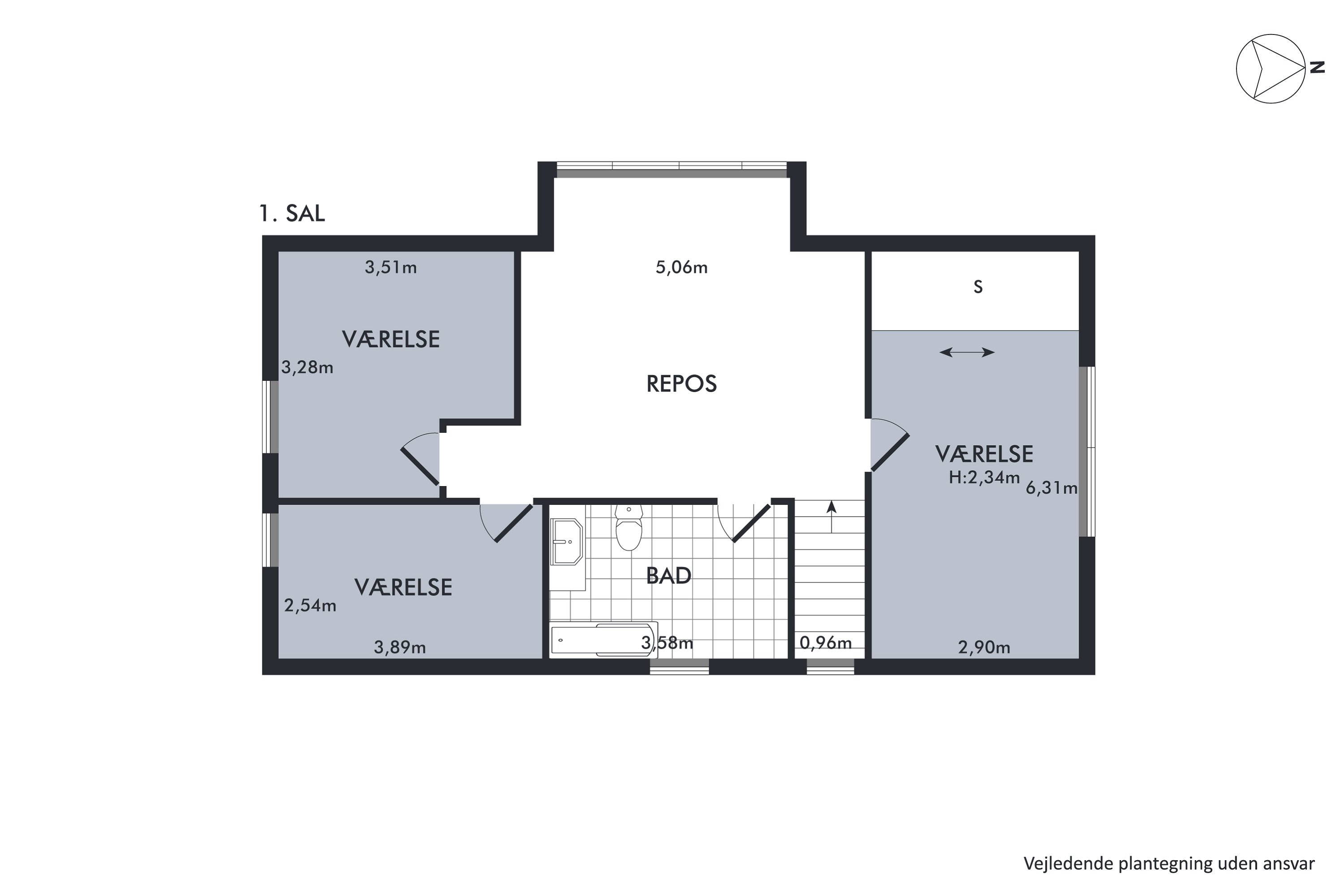 Plantegninger billede af Rolighedsvej 1A, 9632 Møldrup