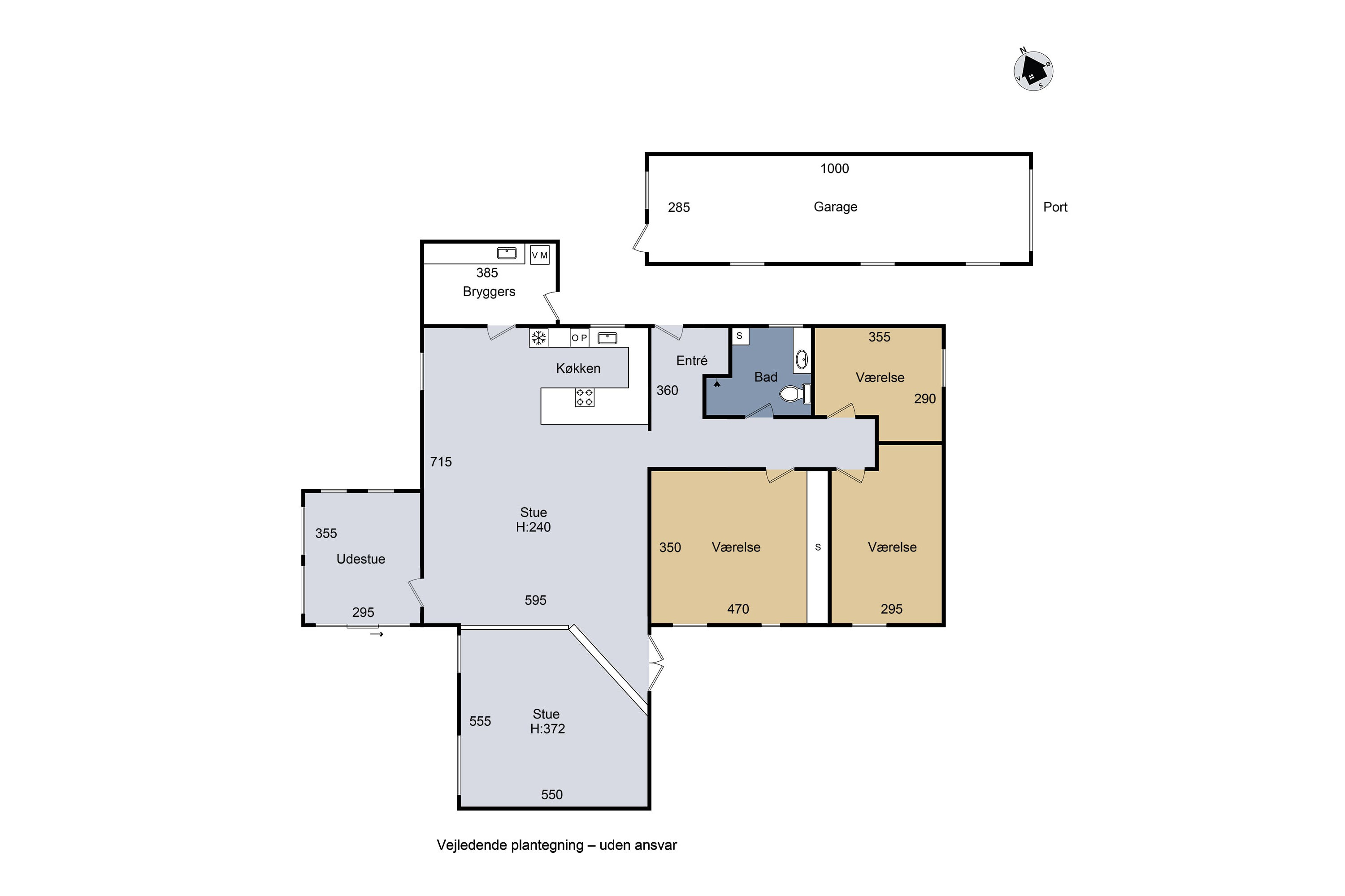Plantegninger billede af Raklev Skillevej 22A, 4400 Kalundborg