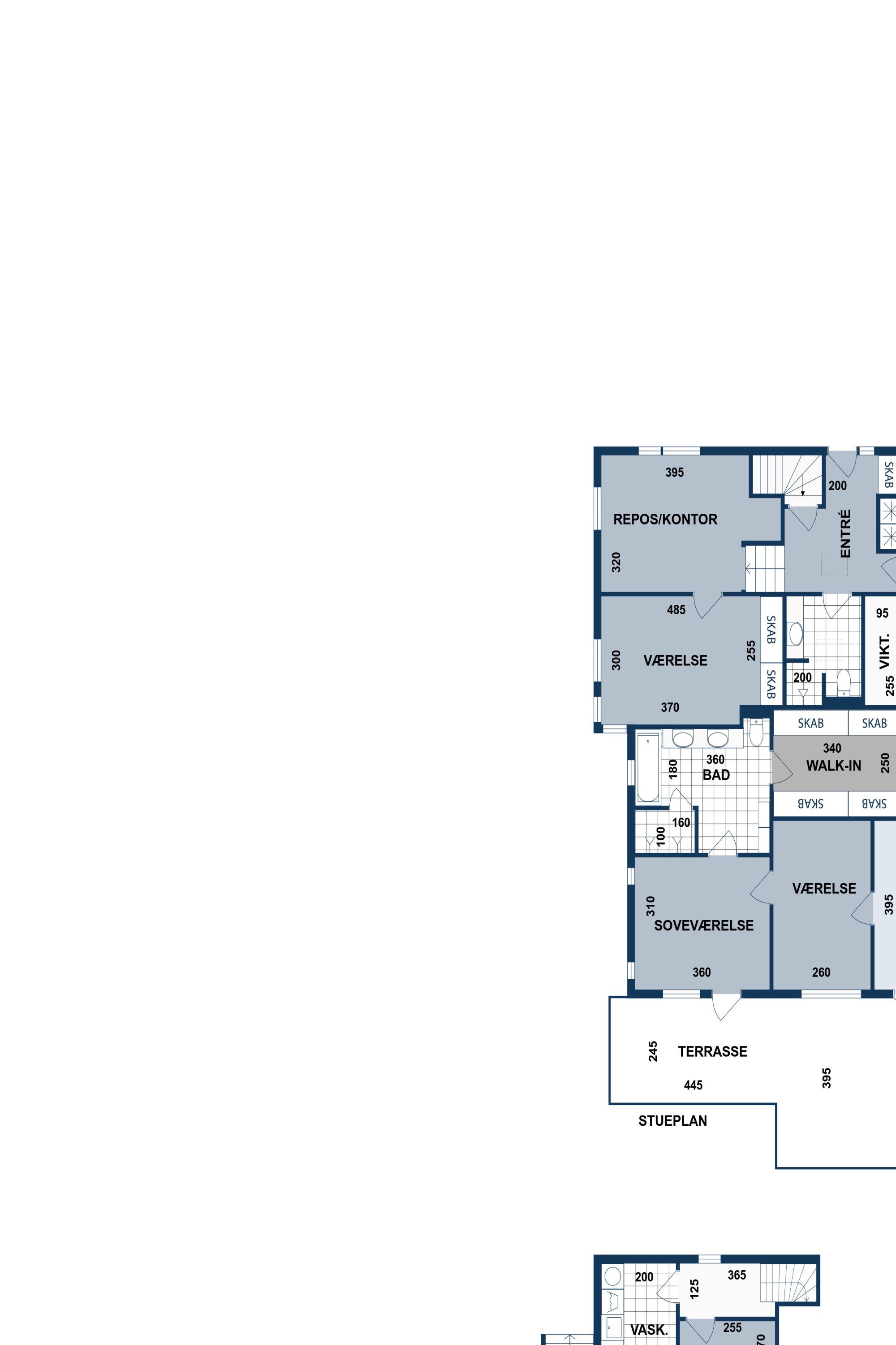 Plantegninger billede af Vildrosevej 42, Hareskov, 3500 Værløse