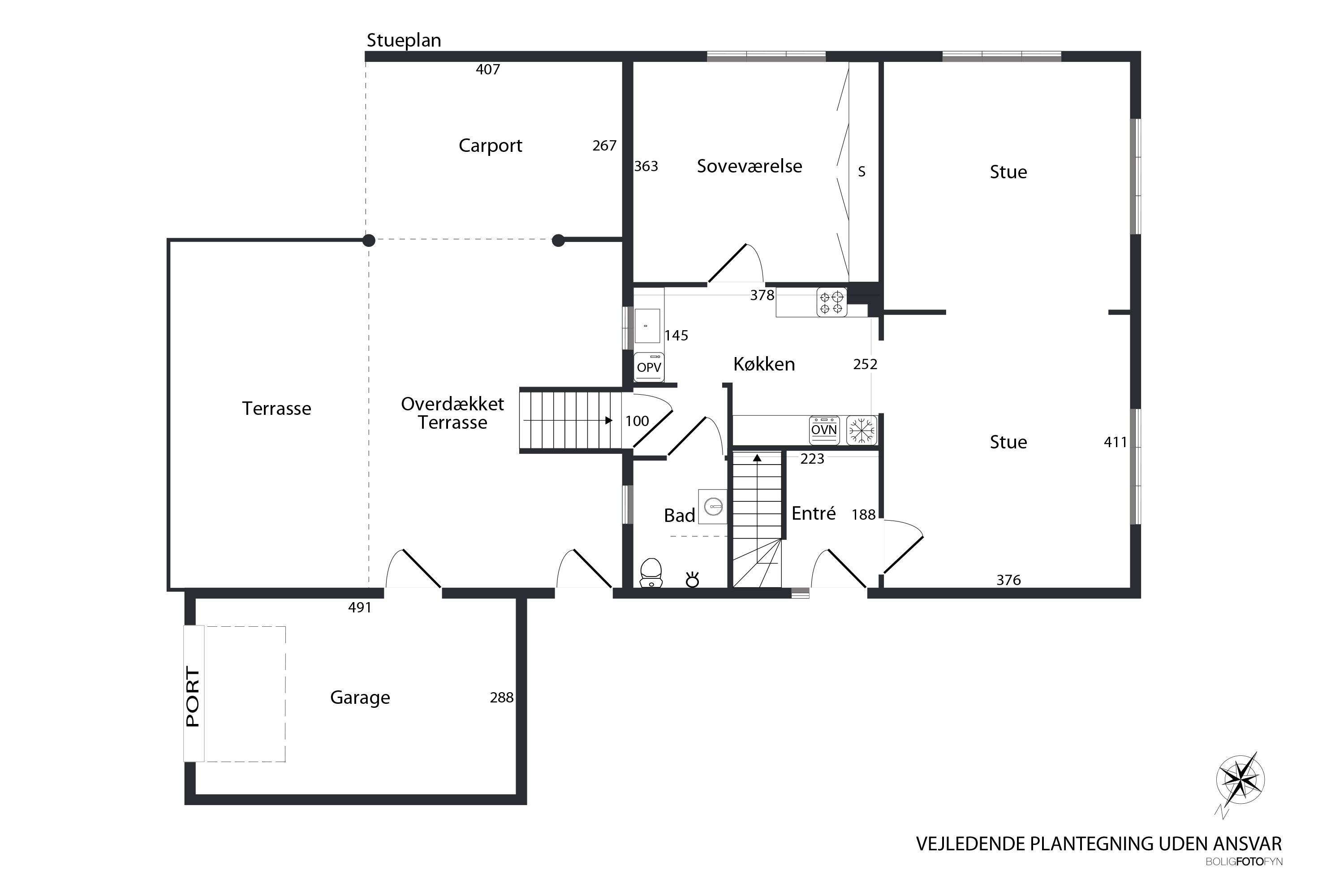 Plantegninger billede af Fynshovedvej 514, 5390 Martofte
