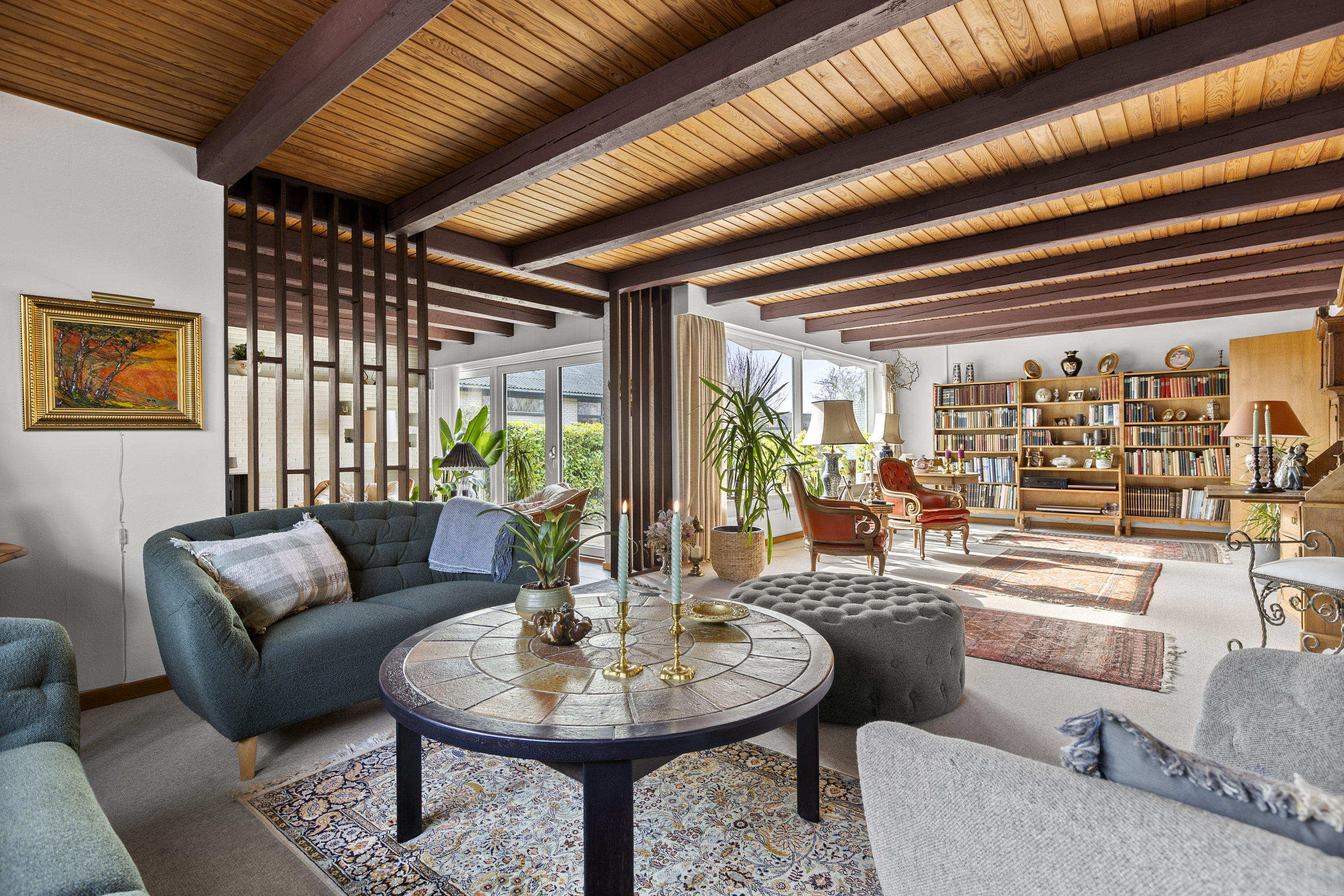 Fremhævet stue billede i fuldskærmstilstand. Billede af Hjorthøjvej 35, 4200 Slagelse