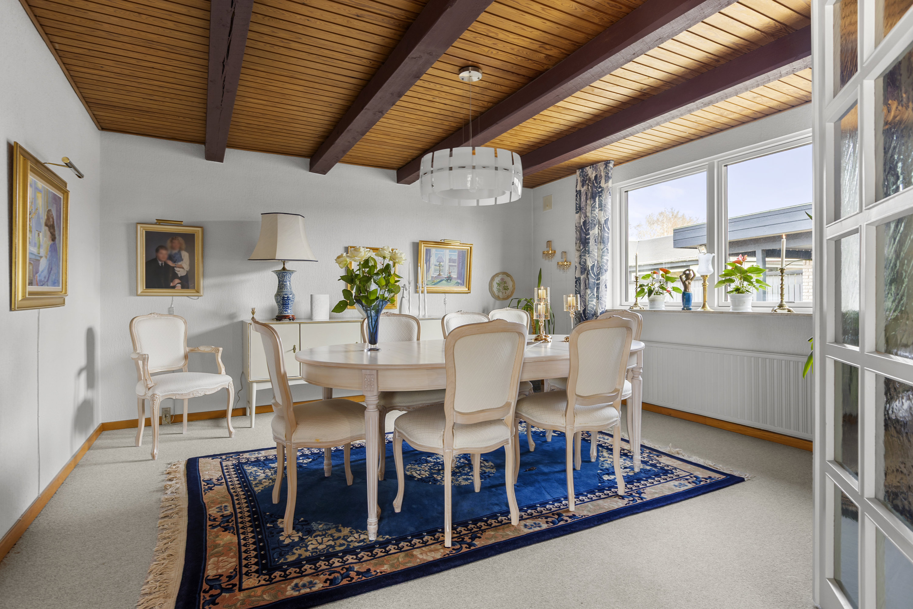 Fremhævet stue billede i fuldskærmstilstand. Billede af Hjorthøjvej 35, 4200 Slagelse