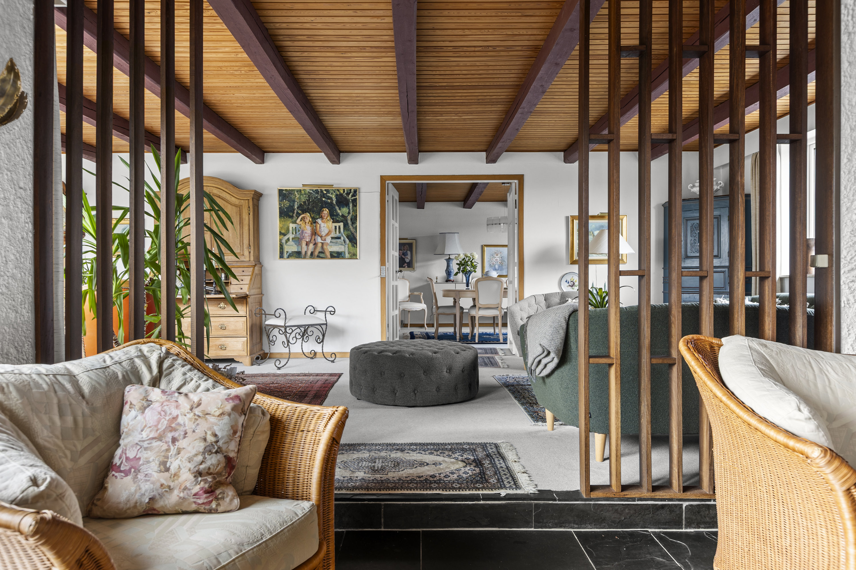 Fremhævet stue billede i fuldskærmstilstand. Billede af Hjorthøjvej 35, 4200 Slagelse