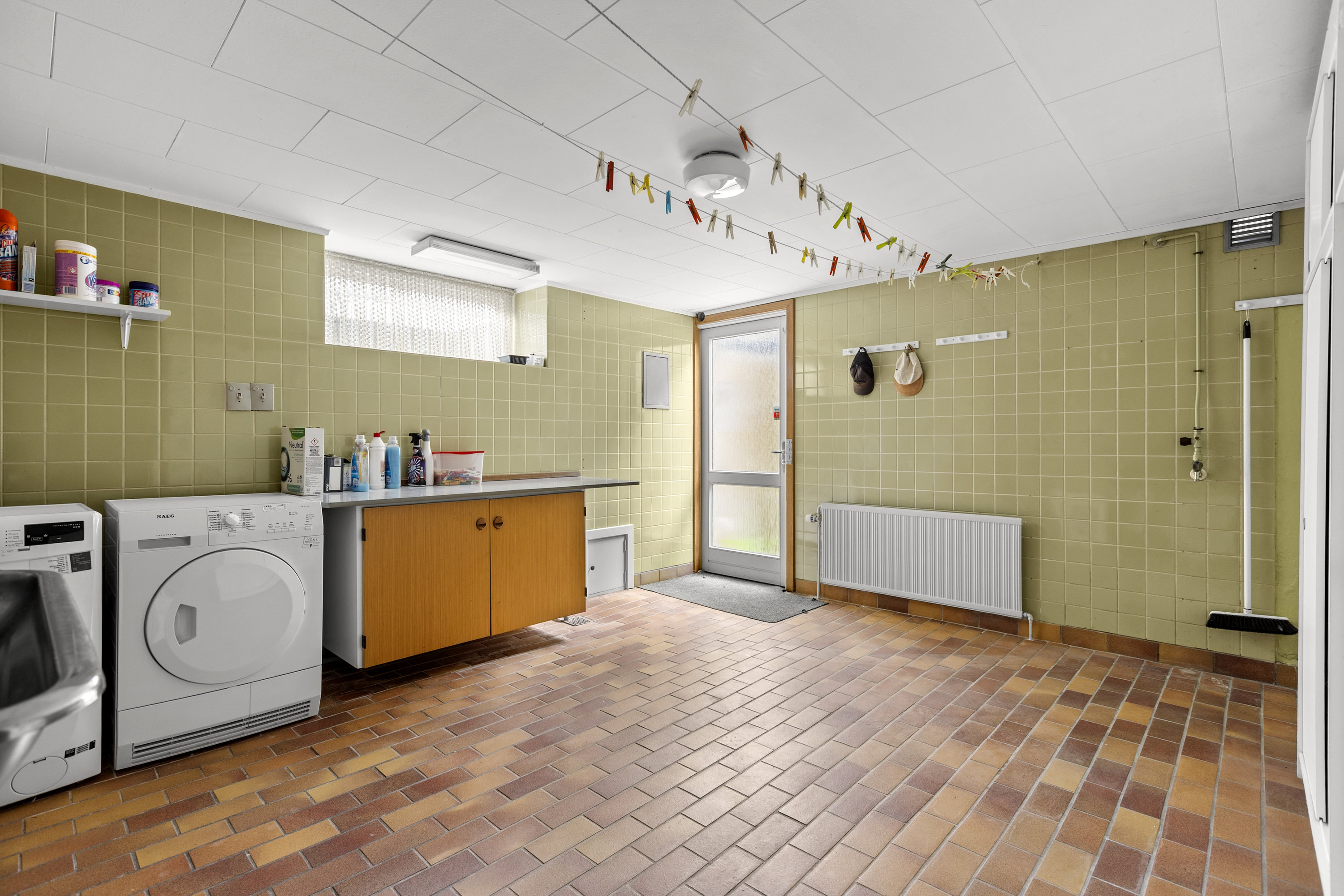 Fremhævet vaskerum billede i fuldskærmstilstand. Billede af Hjorthøjvej 35, 4200 Slagelse