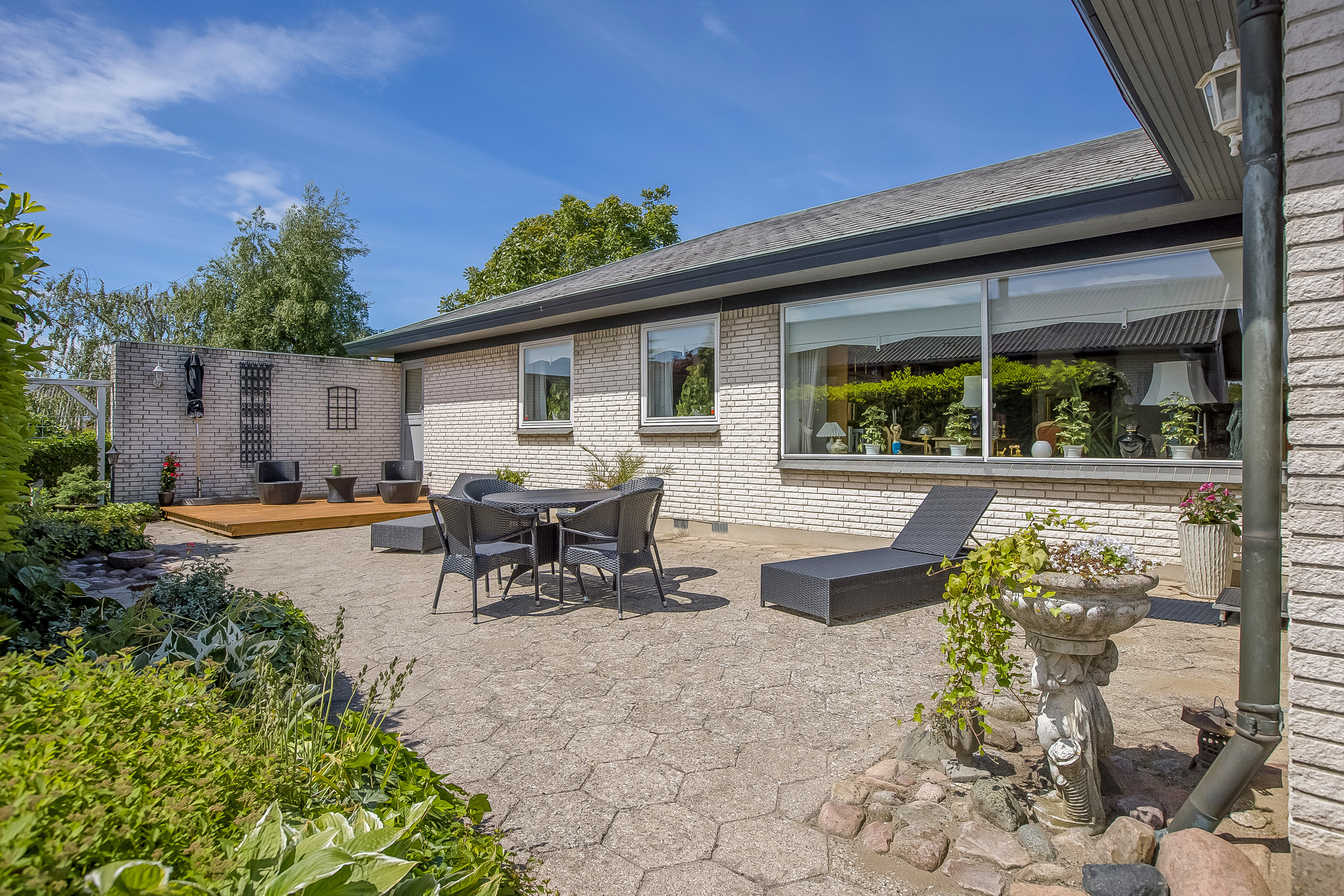 Fremhævet terrasse billede i fuldskærmstilstand. Billede af Hjorthøjvej 35, 4200 Slagelse