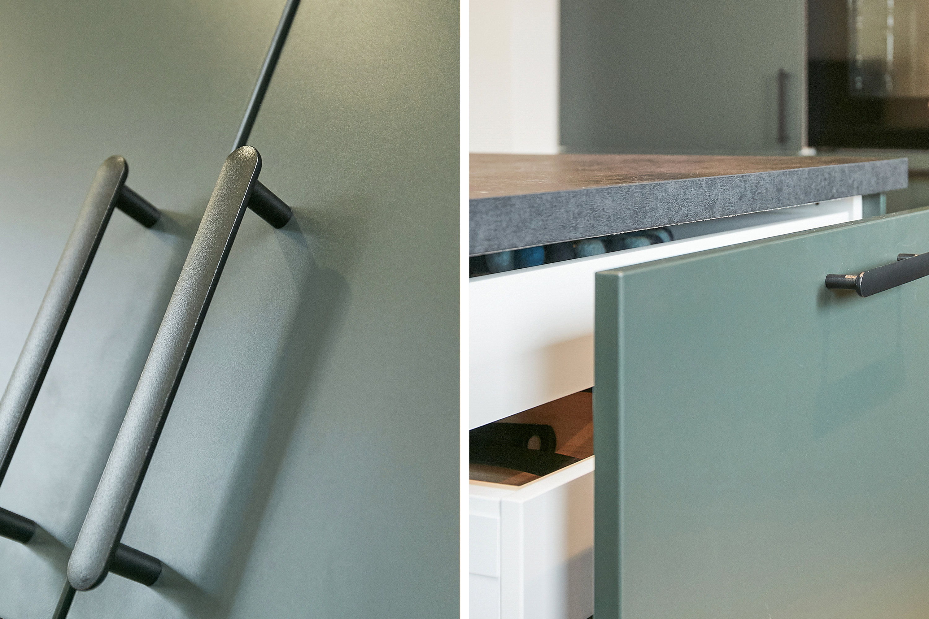 Fremhævet detaljer - køkken billede i fuldskærmstilstand. Billede af Tornbjerg 45, 8732 Hovedgård