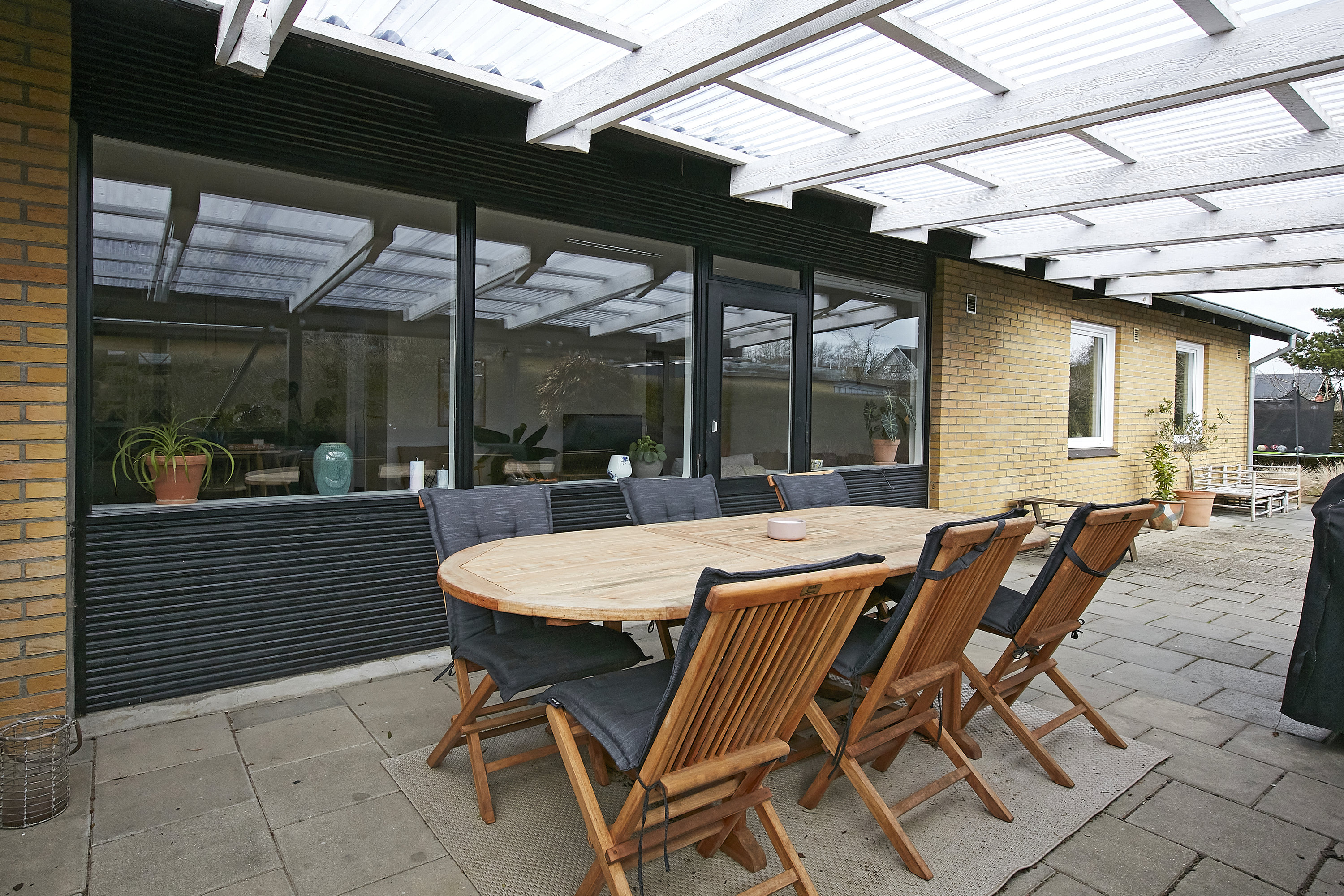 Fremhævet terrasse billede i fuldskærmstilstand. Billede af Rødkløvervej 13, Tyrsted, 8700 Horsens