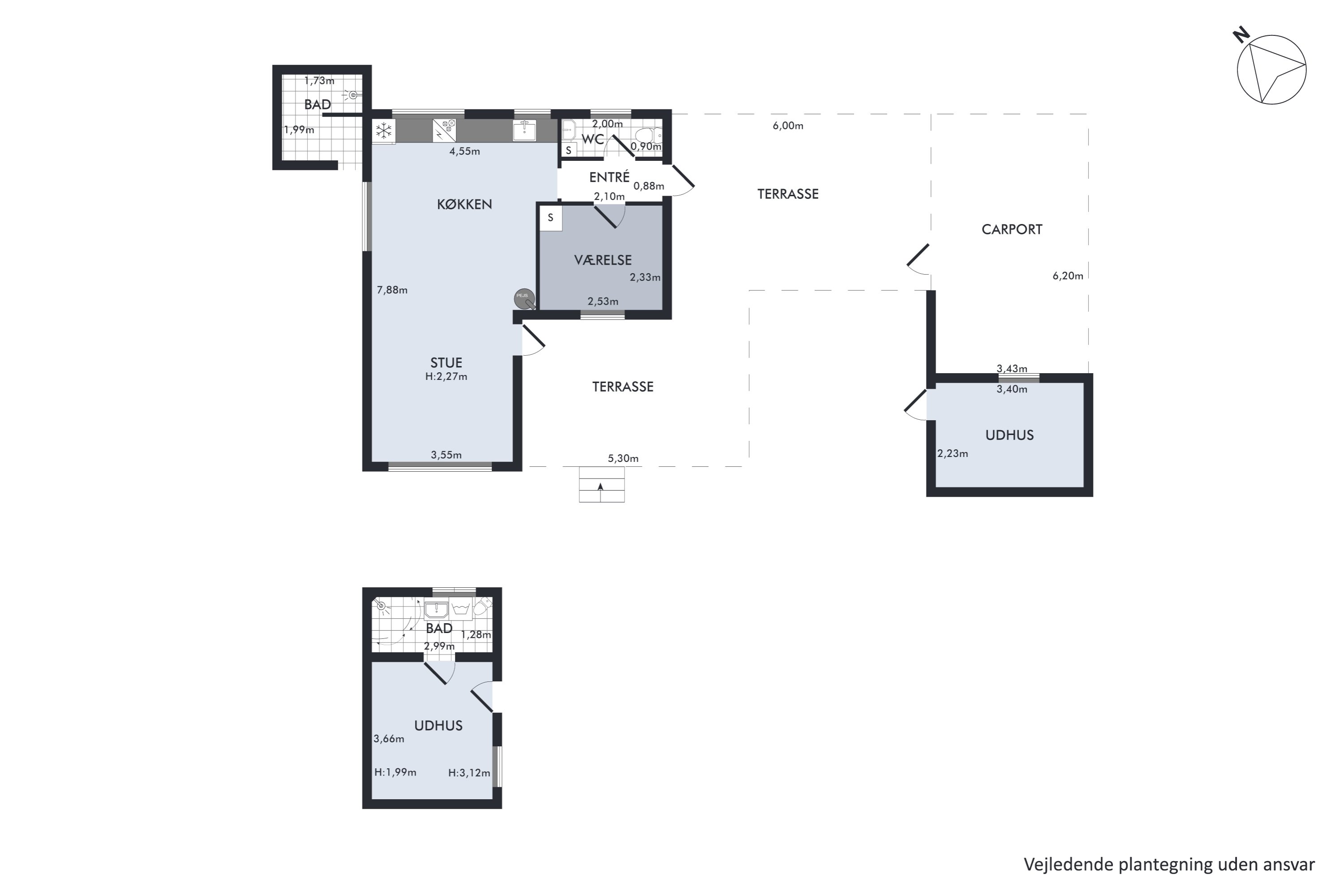 Plantegninger billede af Bygvænget 6, Dalby Strand, 4281 Gørlev