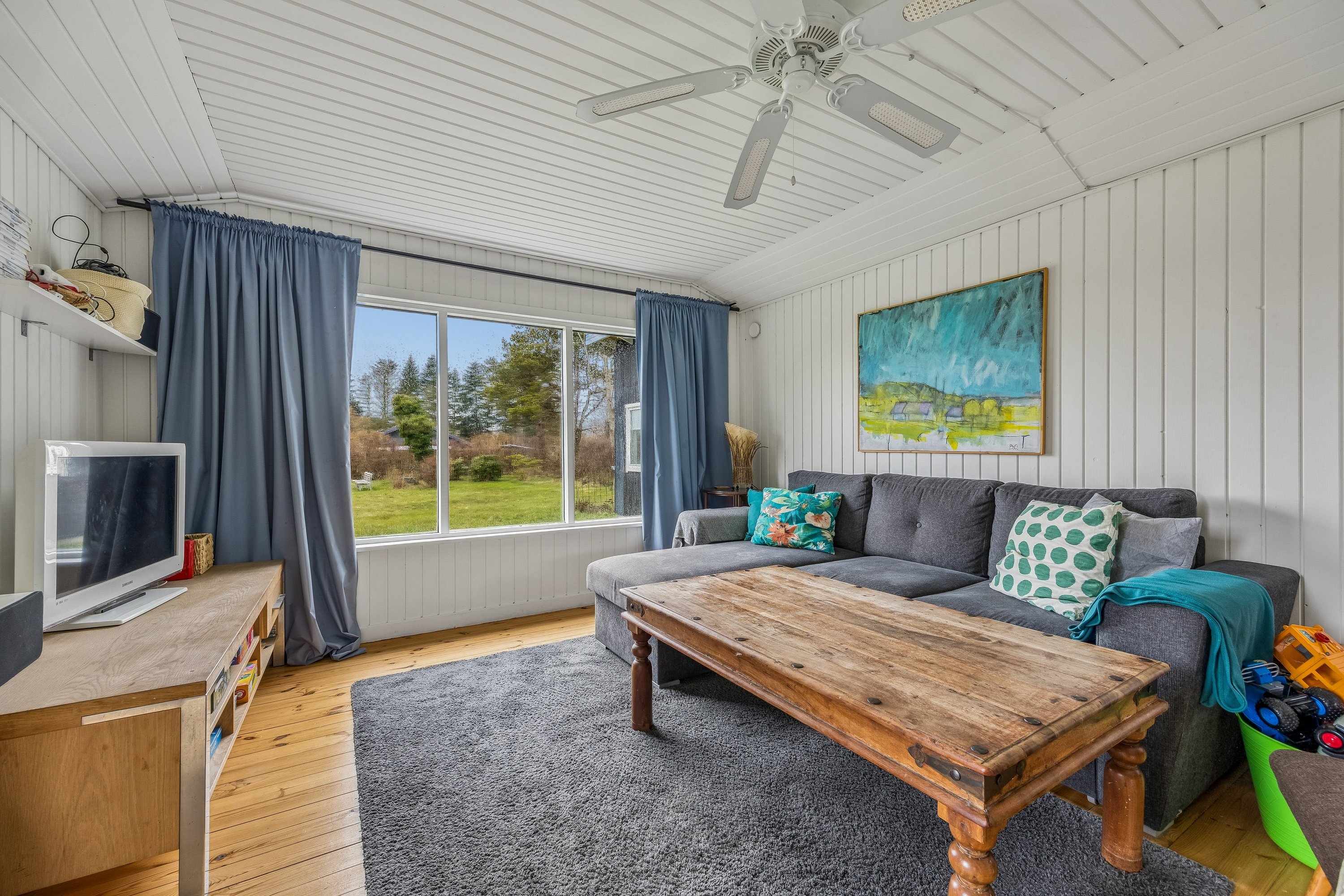 Fremhævet terrasse billede i fuldskærmstilstand. Billede af Bygvænget 6, Dalby Strand, 4281 Gørlev