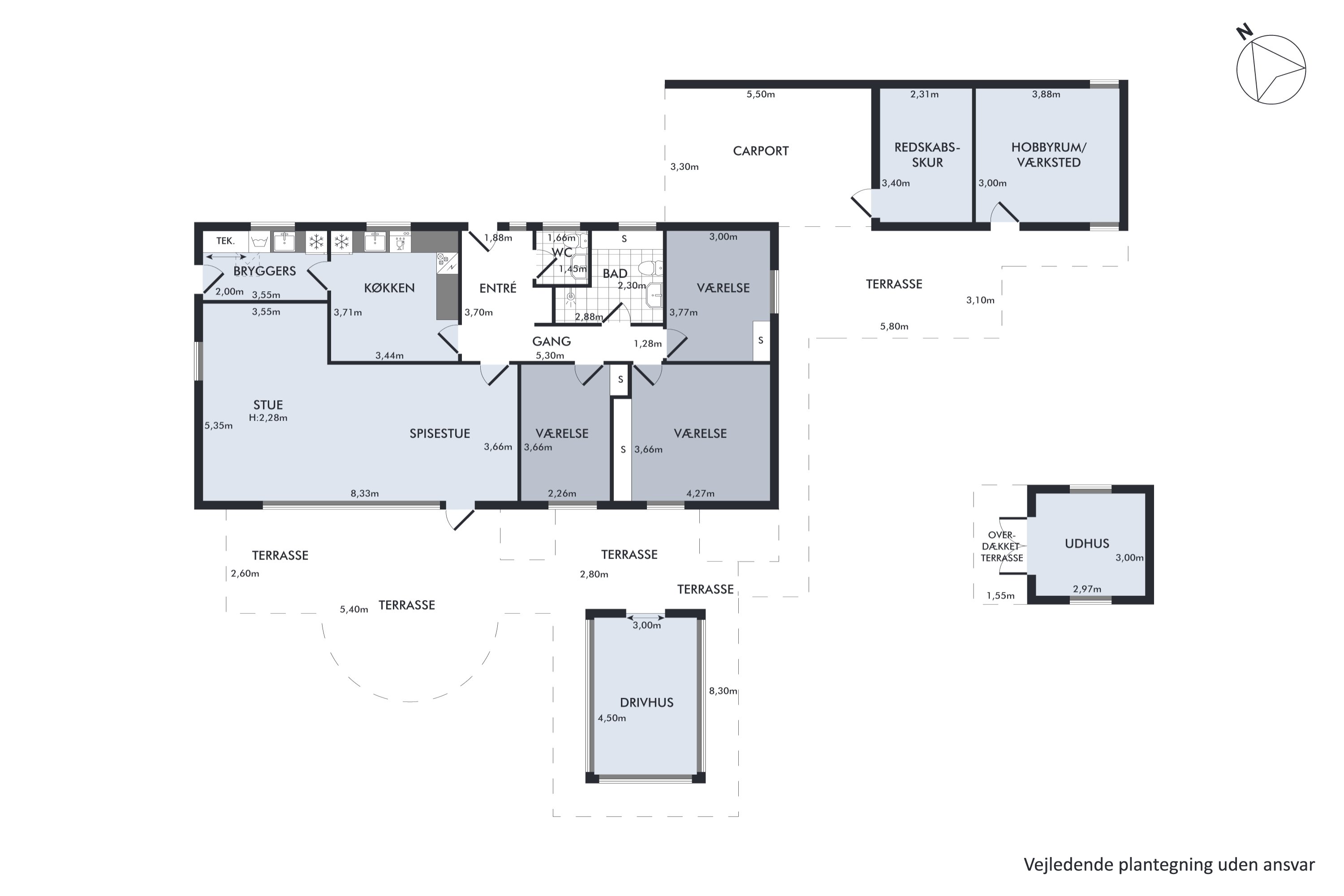 Plantegninger billede af Rugvænget 14, 4270 Høng