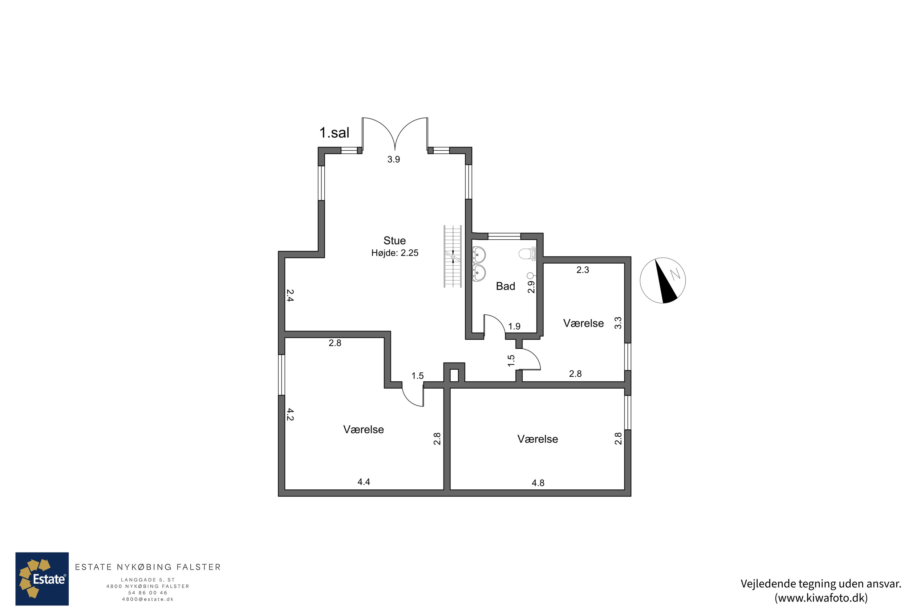 Plantegninger billede af Møllevej 62, 4872 Idestrup