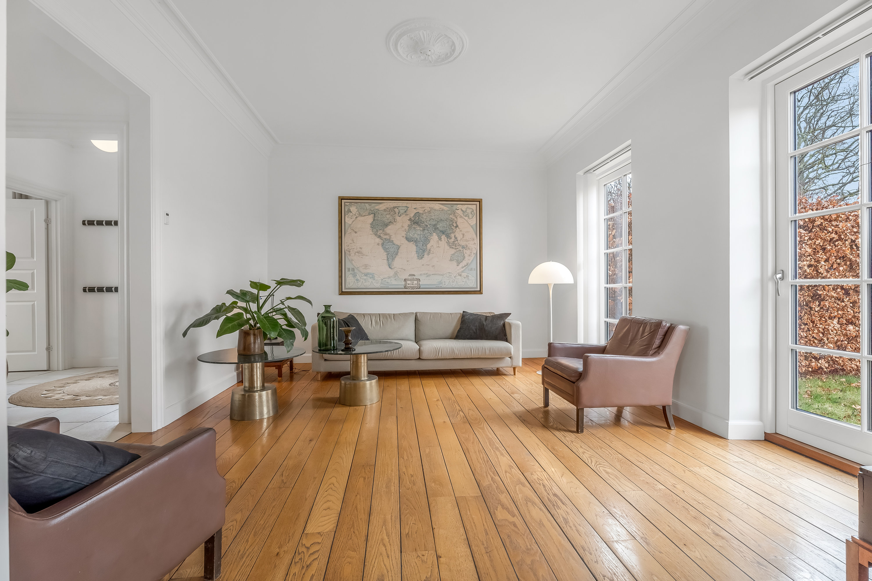 Fremhævet stue billede i fuldskærmstilstand. Billede af Møllevej 62, 4872 Idestrup