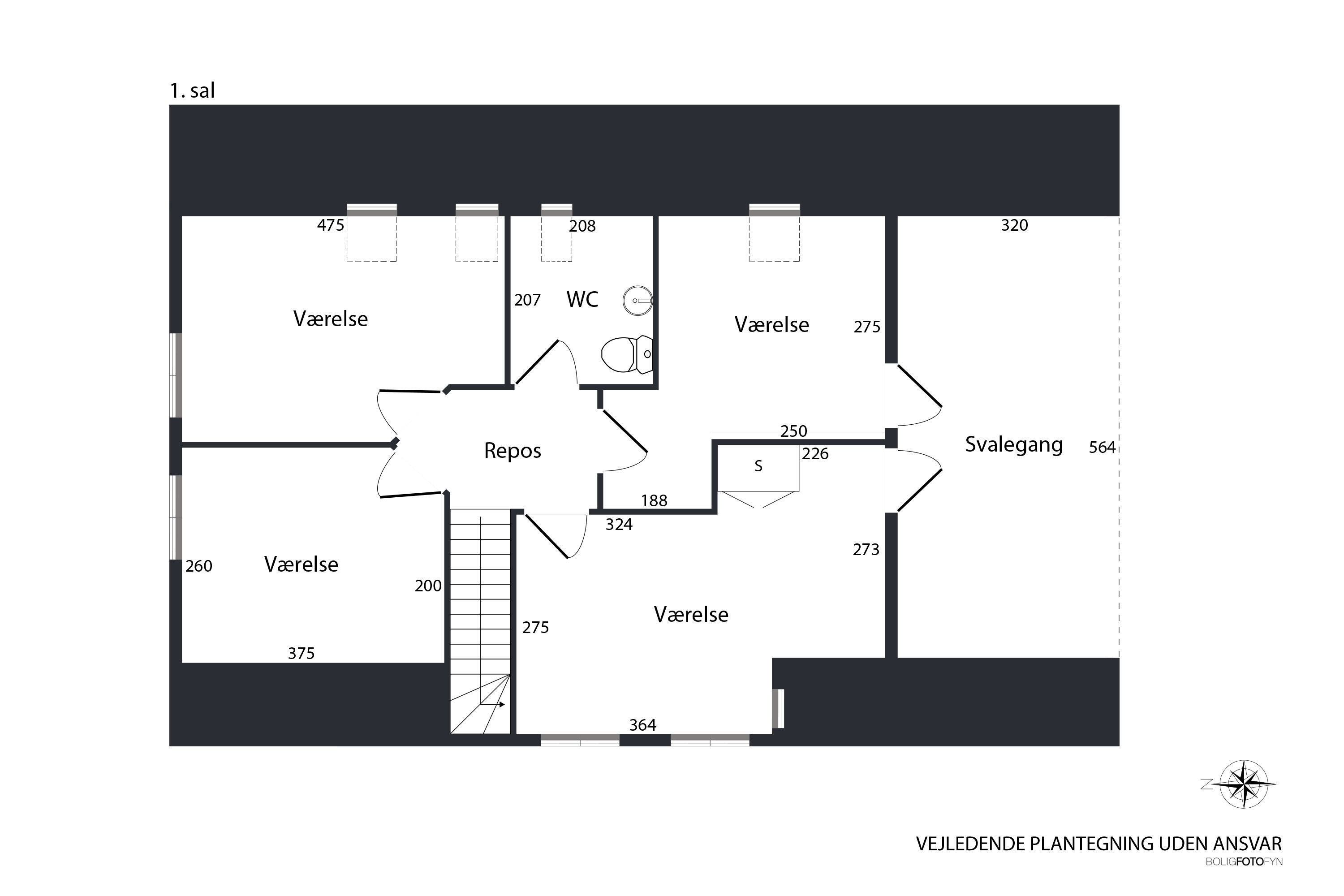 Plantegninger billede af Nørregade 9, 5330 Munkebo