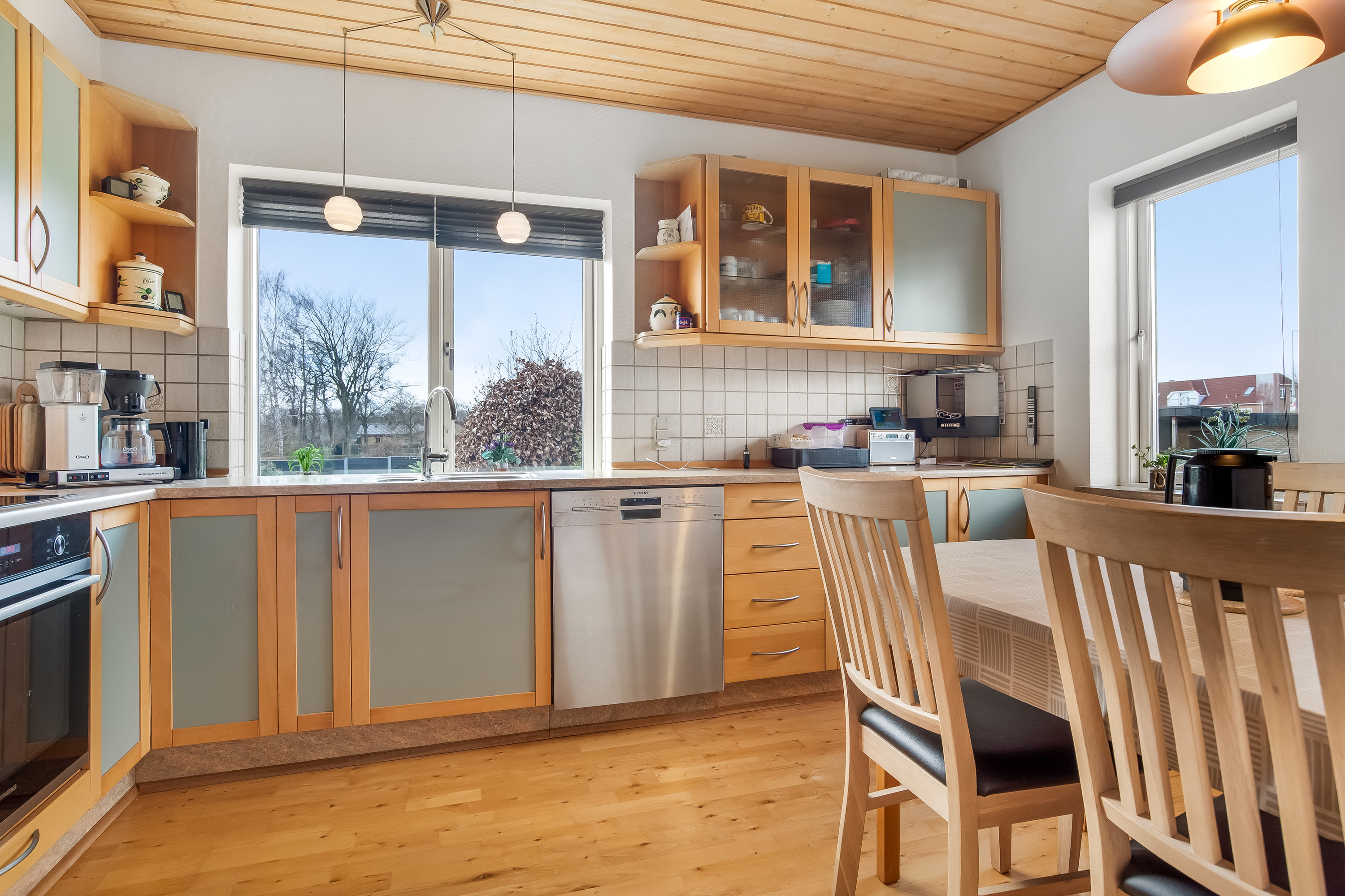 Fremhævet køkken billede i fuldskærmstilstand. Billede af Stien 5, Mejrup, 7500 Holstebro