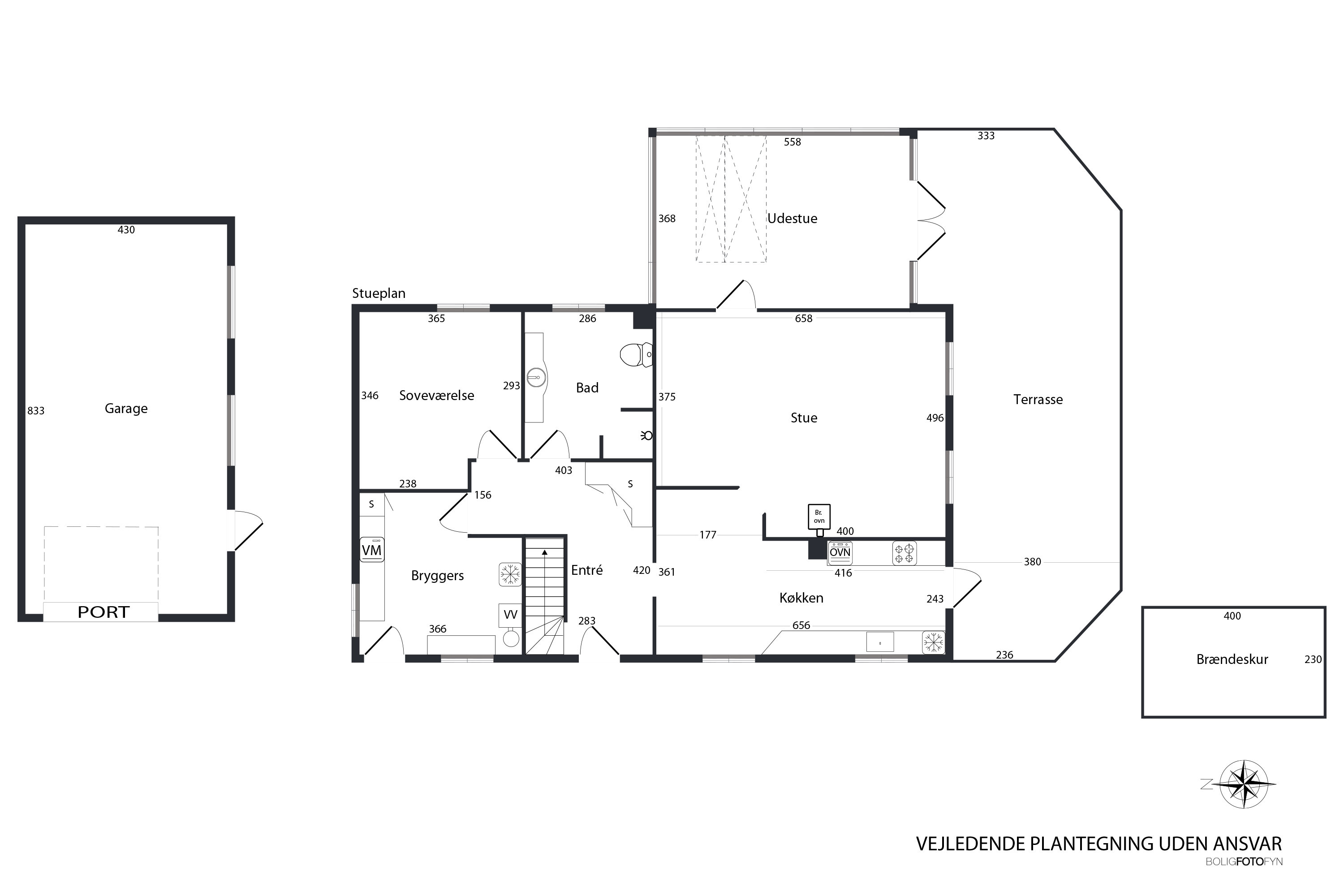 Plantegninger billede af Nørregade 9, 5330 Munkebo